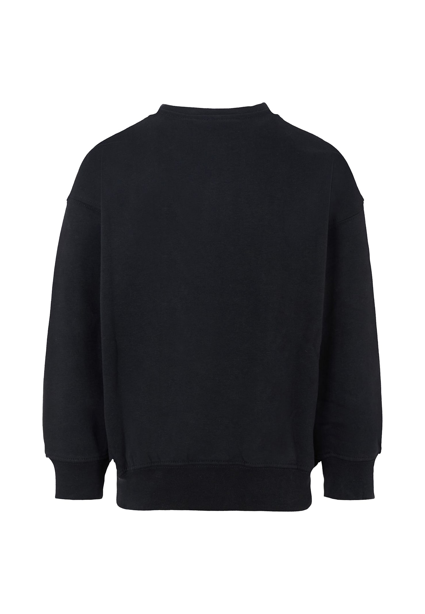 Molo Black Sweatshirt For Kids With Hand In Black
