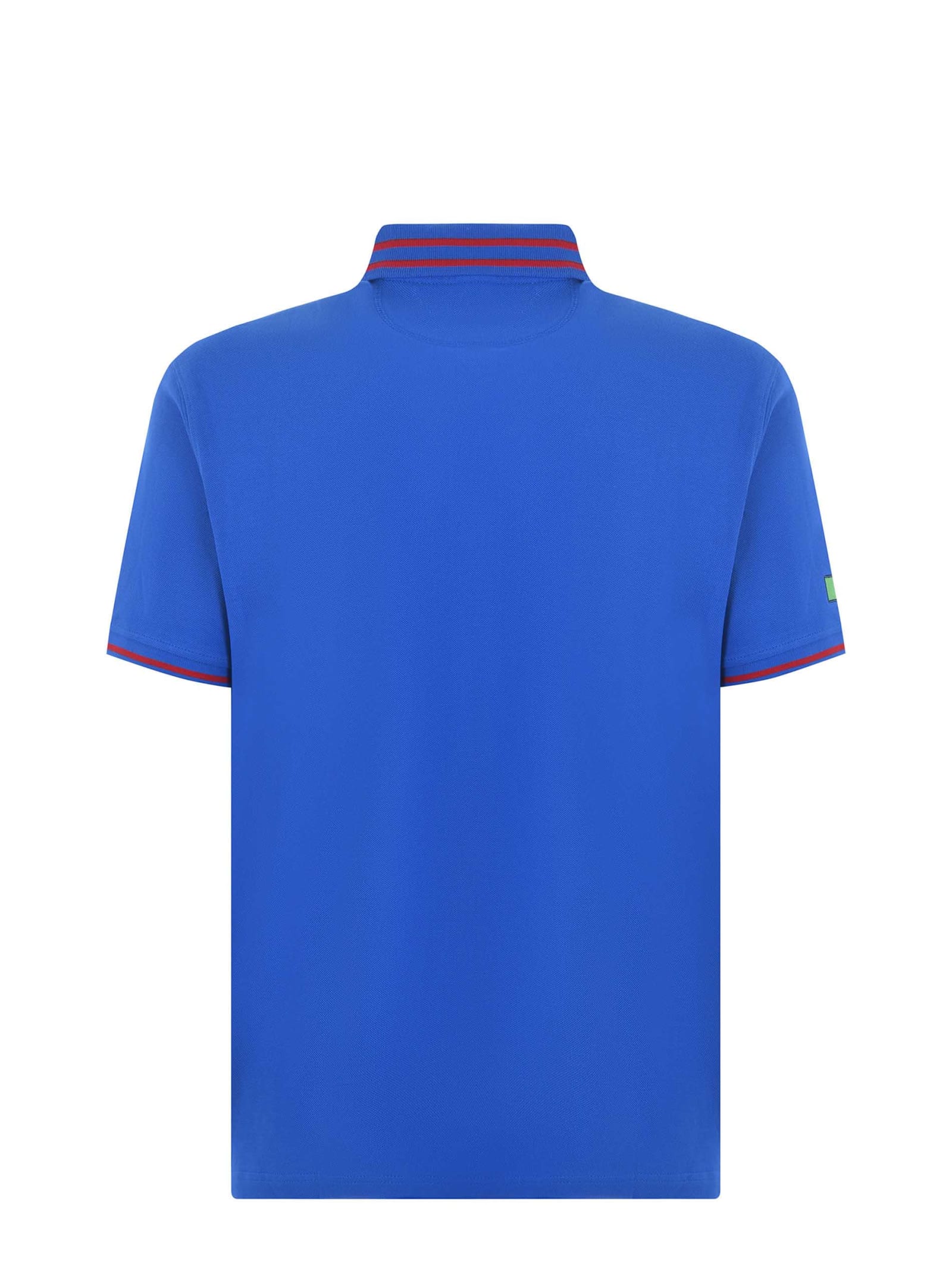 Shop La Martina Polo Shirt In Clear Blue