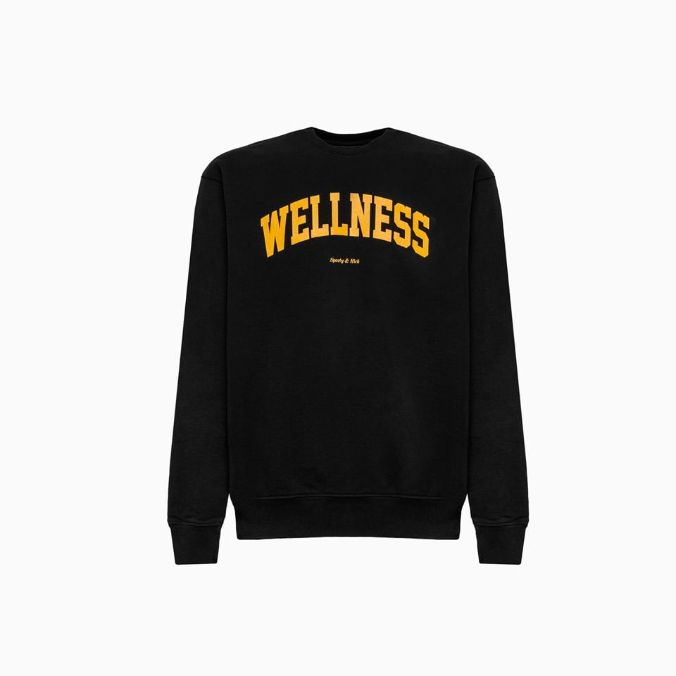 Sporty & Rich Sporty And Rich Wellness Sweatshirt Cr463bk