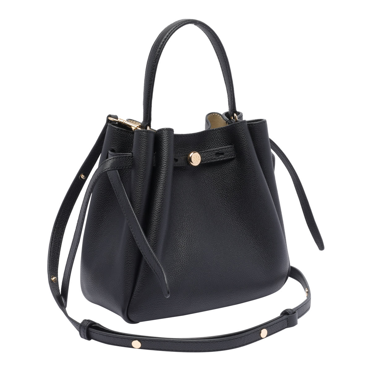 Tory Burch Romy Bucket Bag In Black