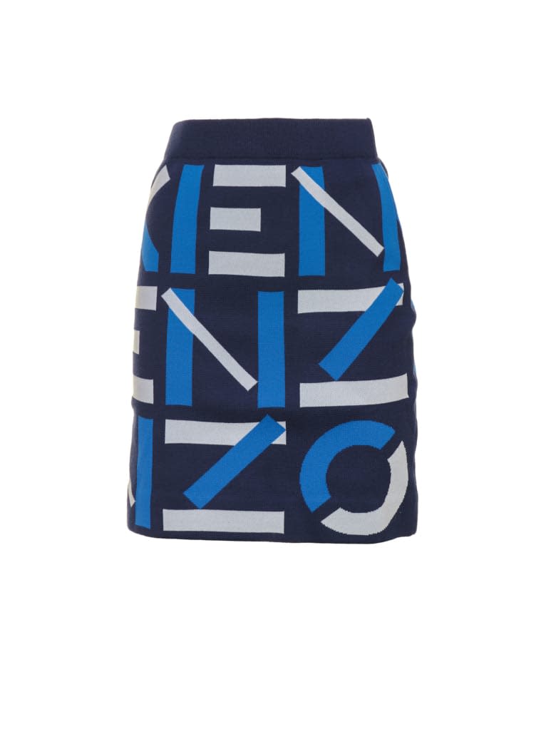Kenzo Monogram Mini Skirt