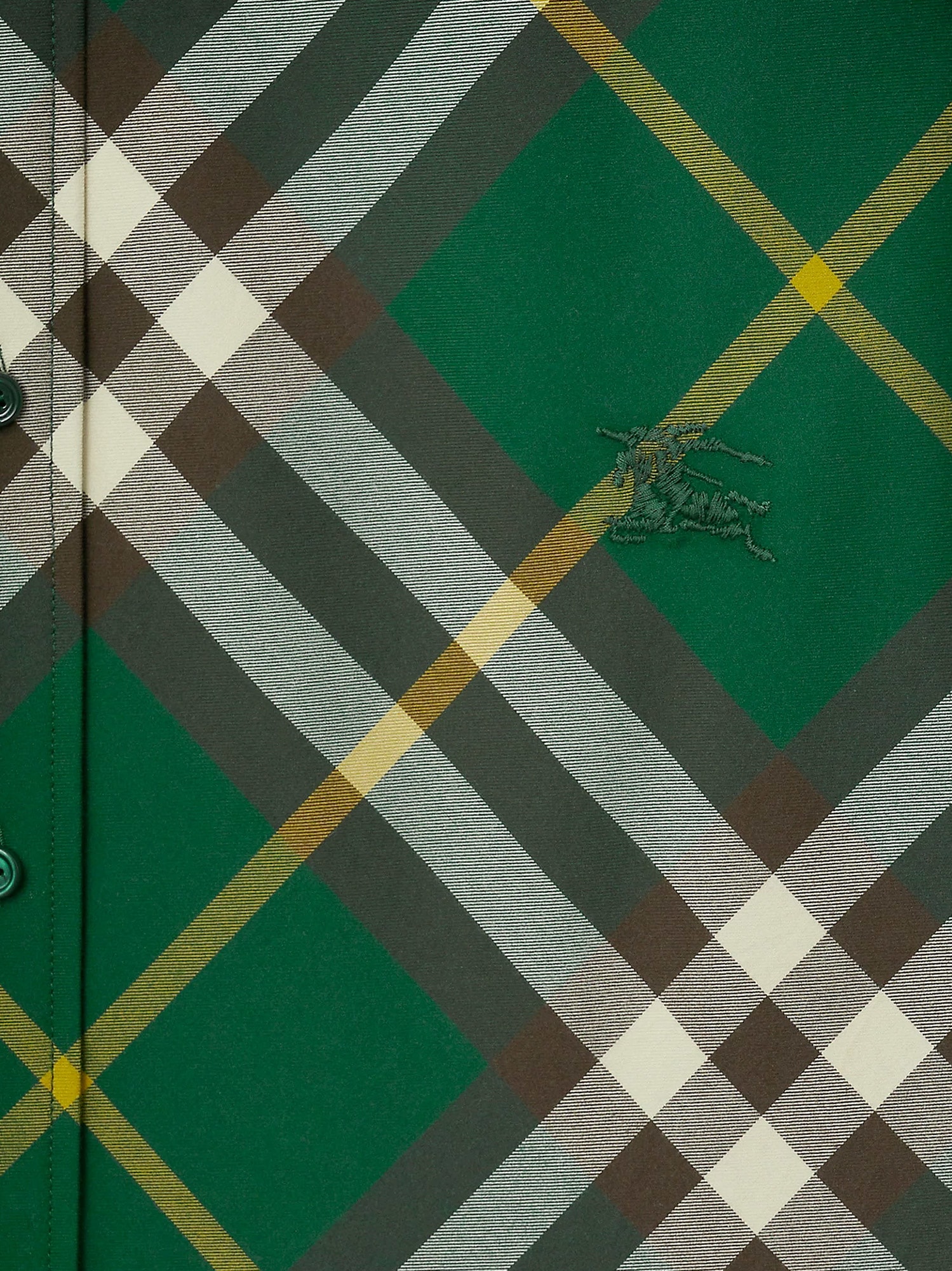 Shop Burberry Shirt In Green