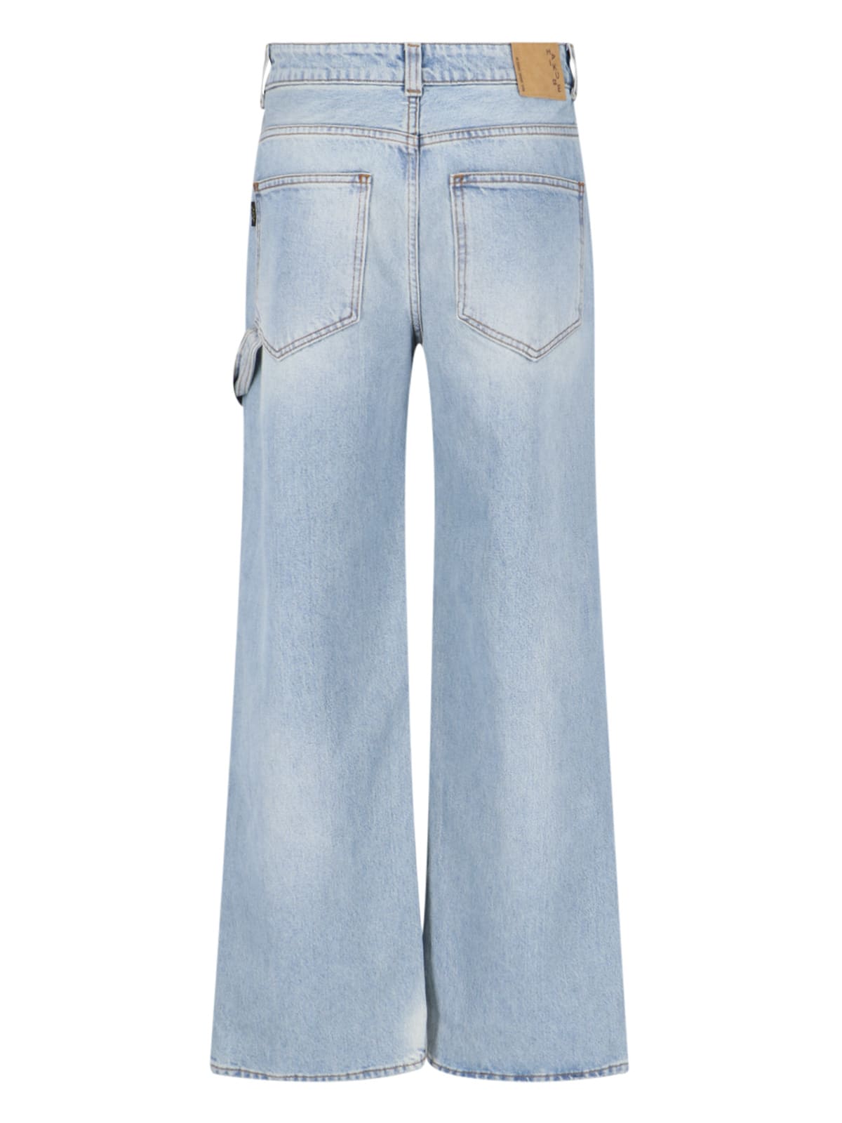 Shop Haikure Wide Jeans In Light Blue
