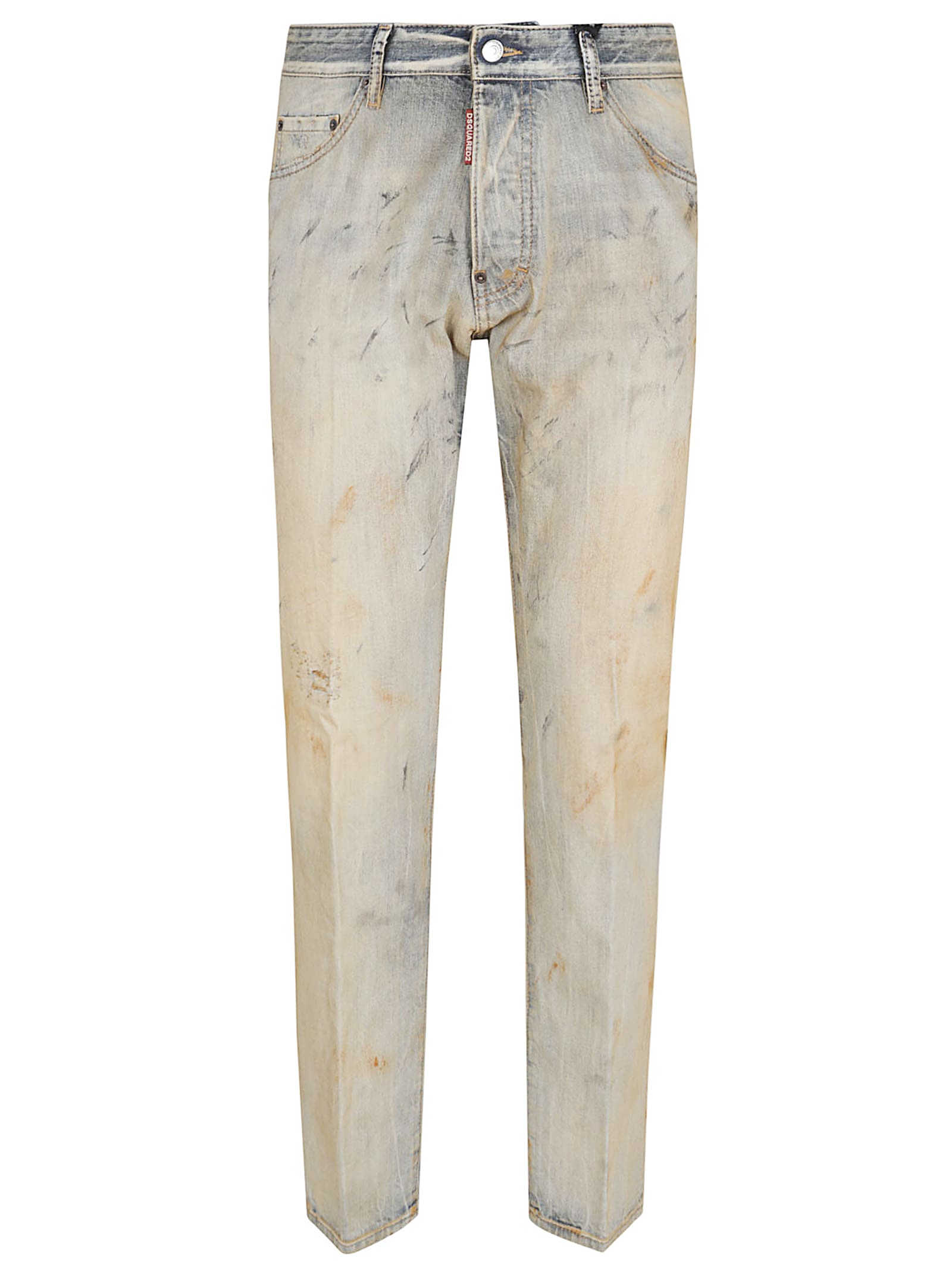 Dsquared2 Pants 5 Pockets In Blue