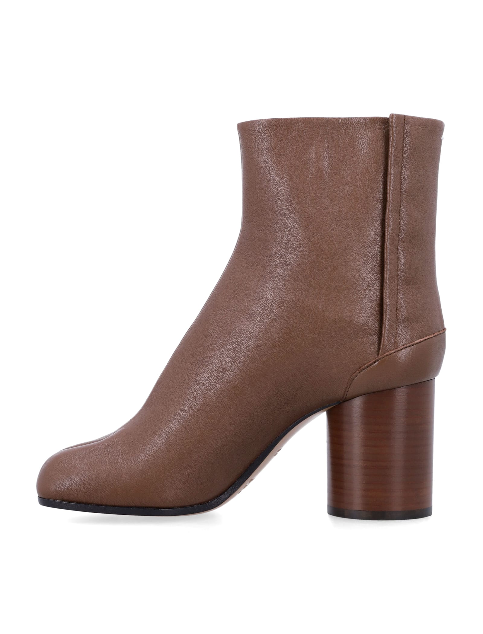 Maison Margiela Tabi Ankle Boots In Brown