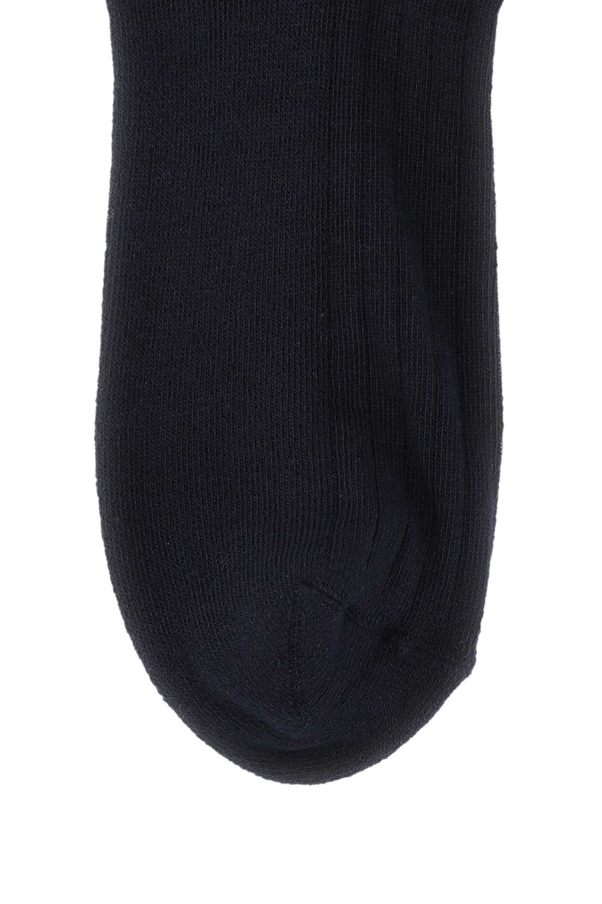 Thom Browne Midnight Blue Stretch Cotton Blend Socks In 415