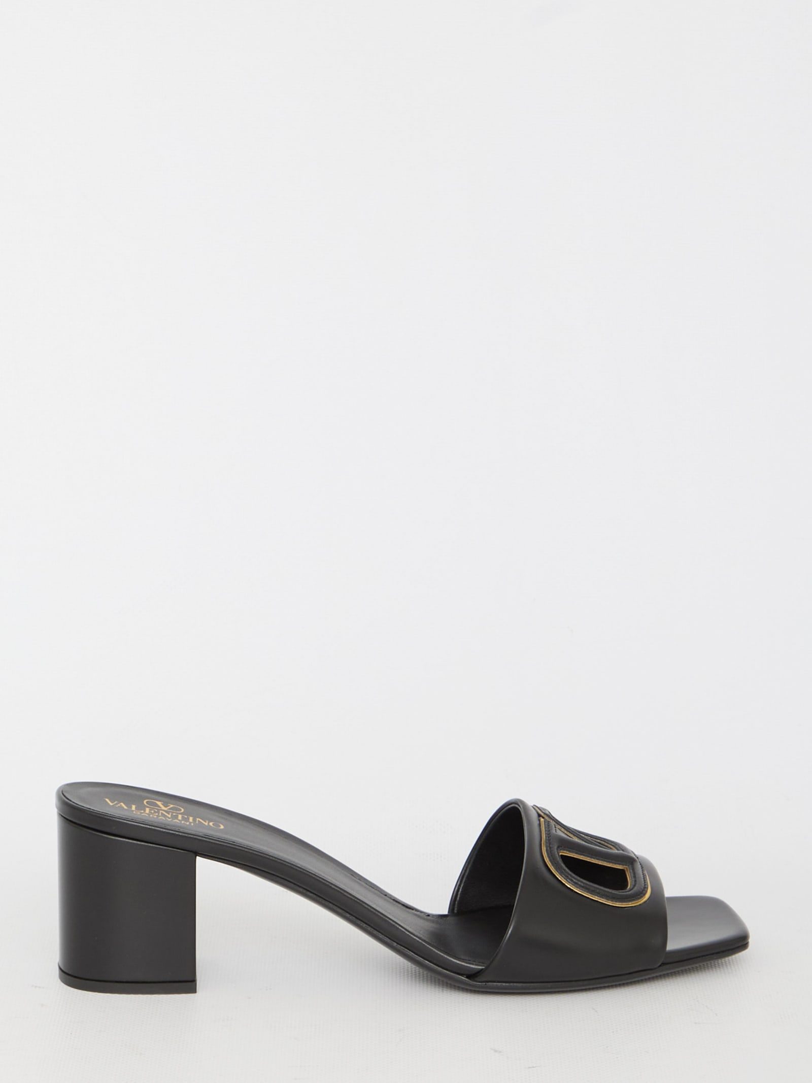 VALENTINO GARAVANI SLIDE VLOGO SIGNATURE SANDALS 