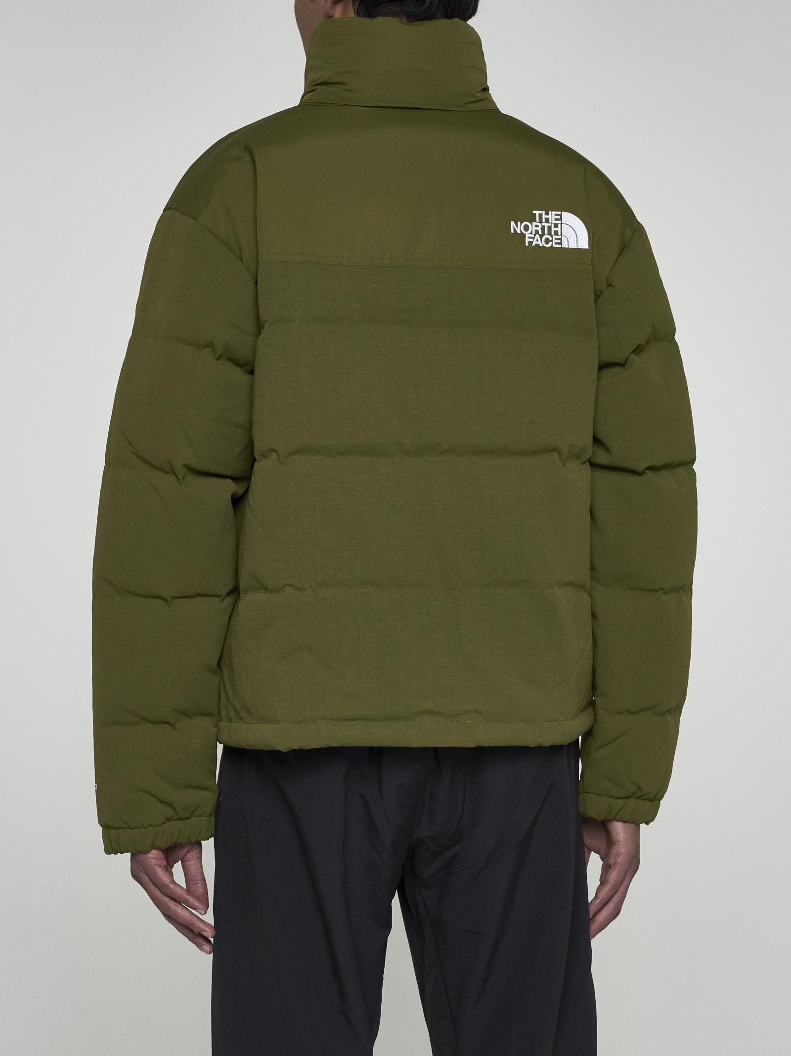 Shop The North Face M 92 Quilted Ripstop Down Jacket In Green