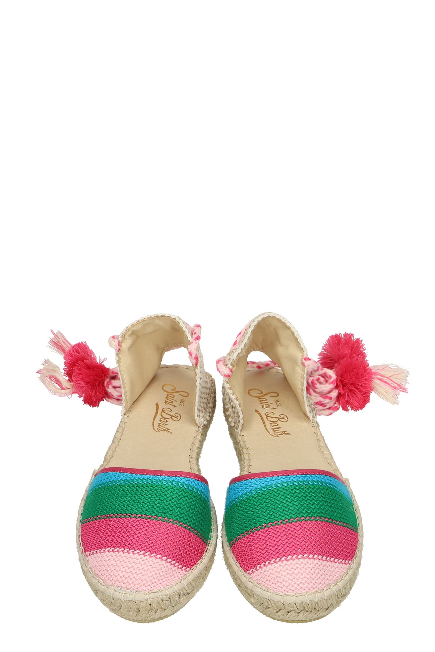 MC2 SAINT BARTH ESPADRILLES IN BEIGE COTTON