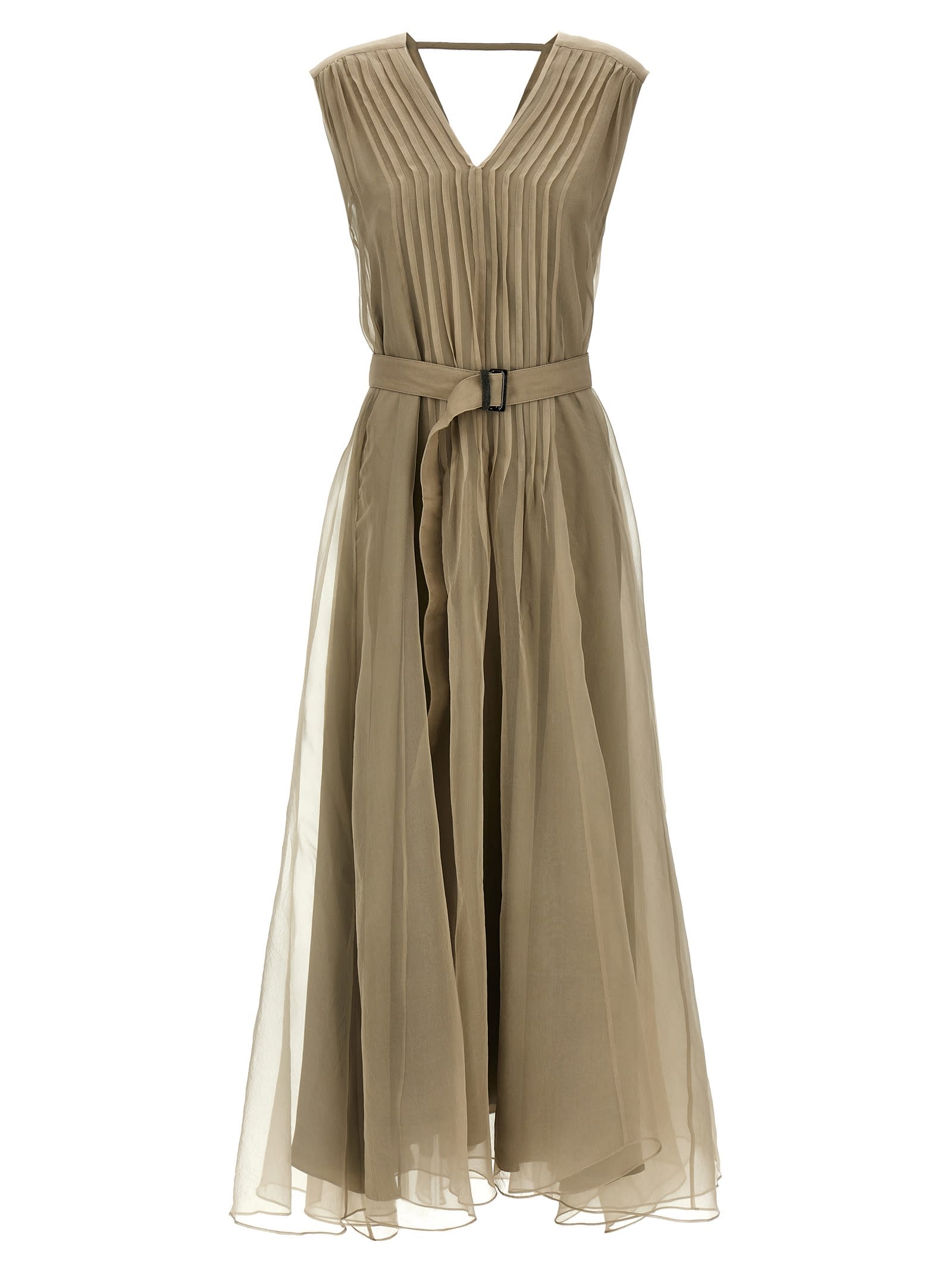 BRUNELLO CUCINELLI SILK DRESS