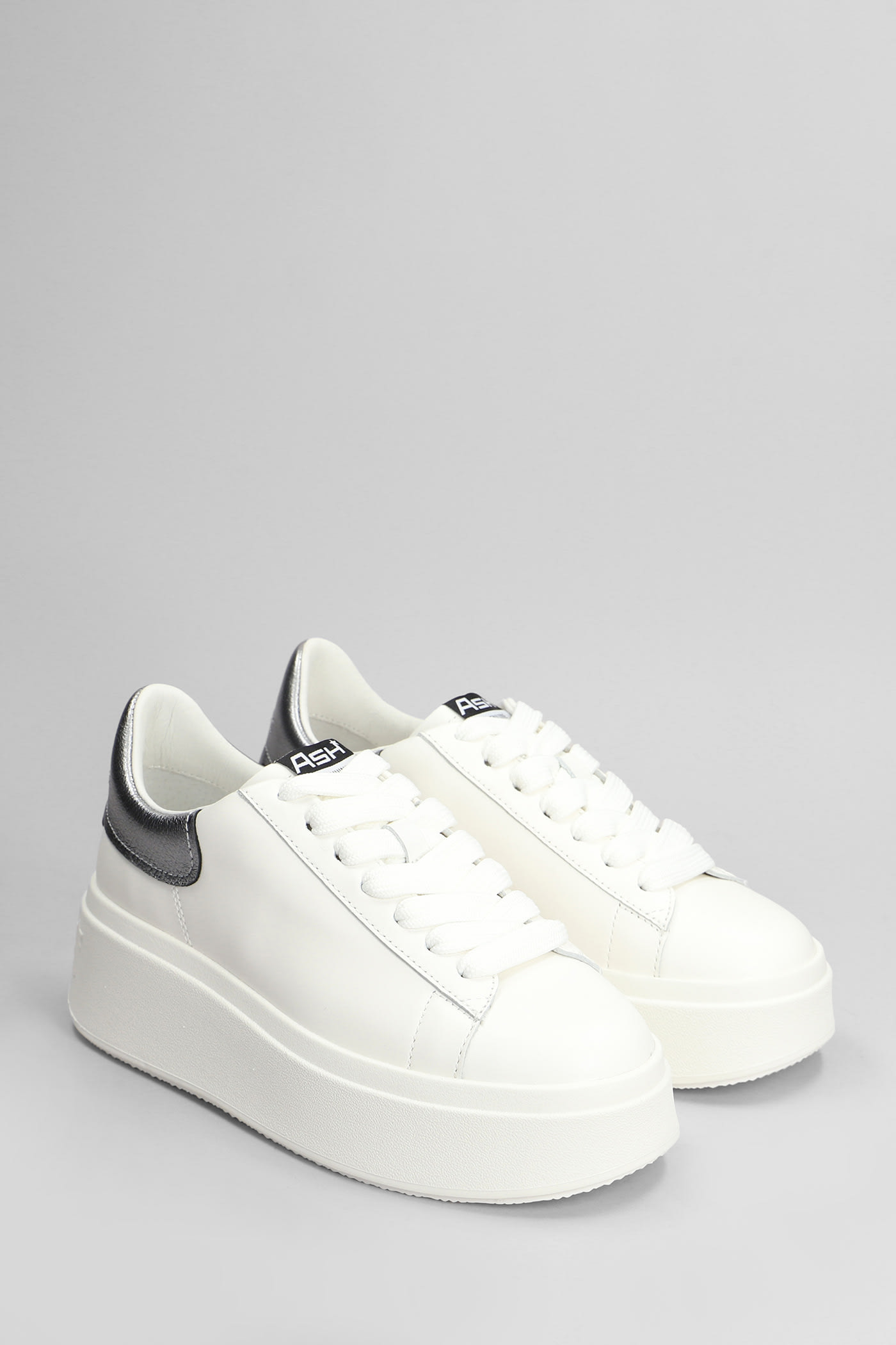 Shop Ash Moby Sneakers In White Leather