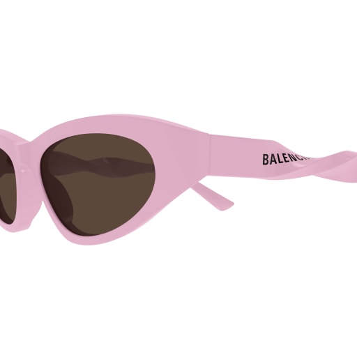 Shop Balenciaga Bb0207s Sunglasses In Pink Pink Brown