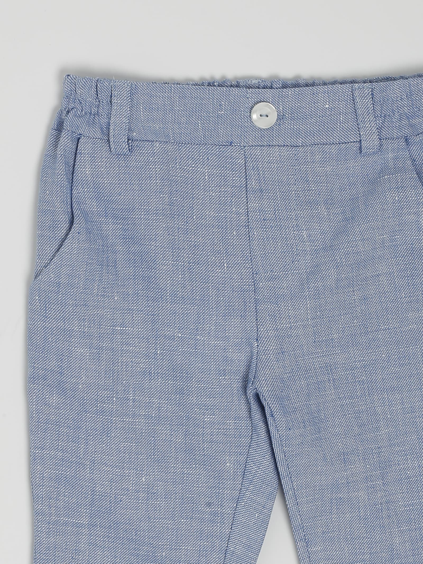 Shop Lebebé Trousers Trousers In Azzurro