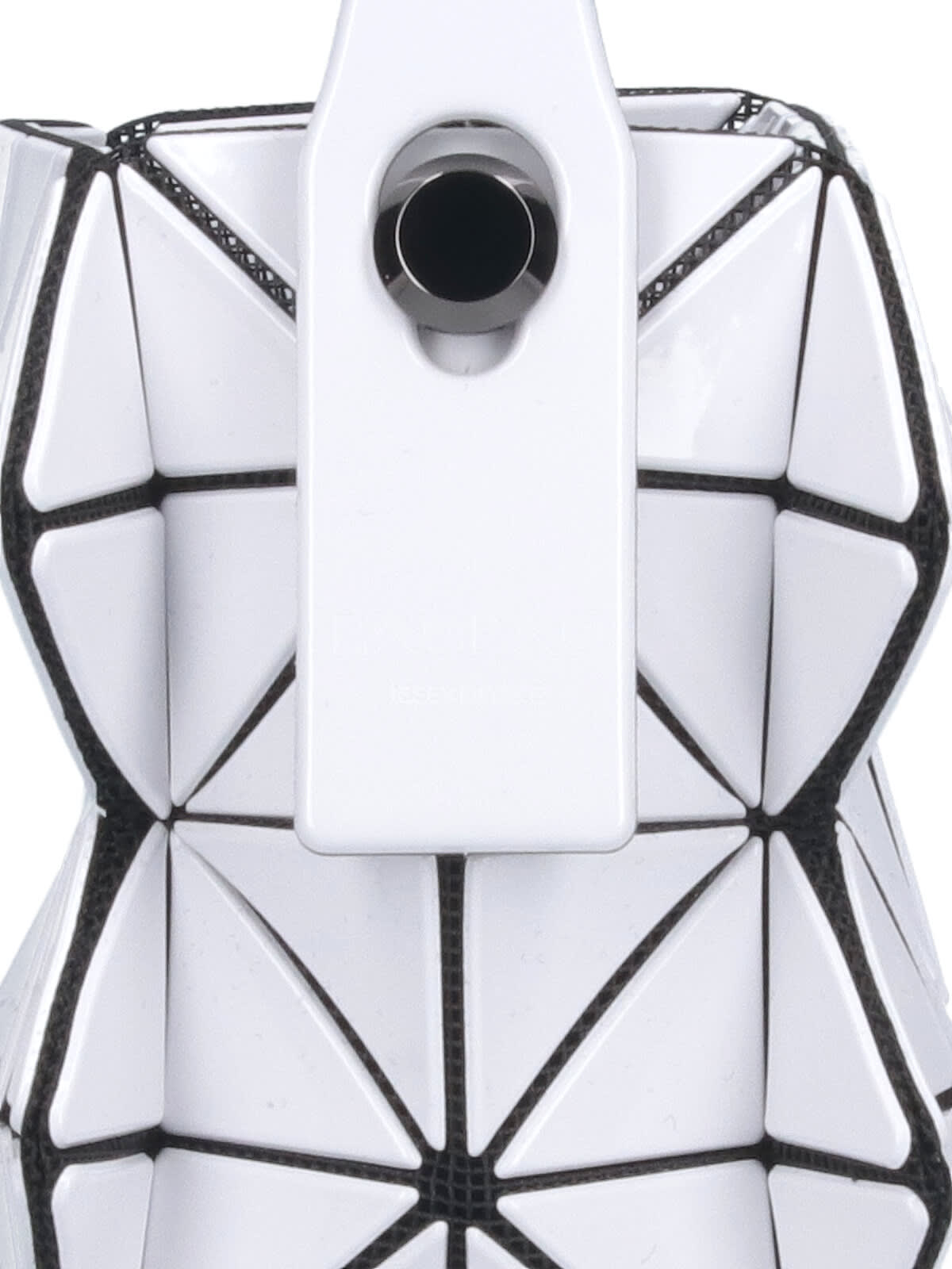 Bao Bao Issey Miyake Geometric Mini Shoulder Bag With Handle In White