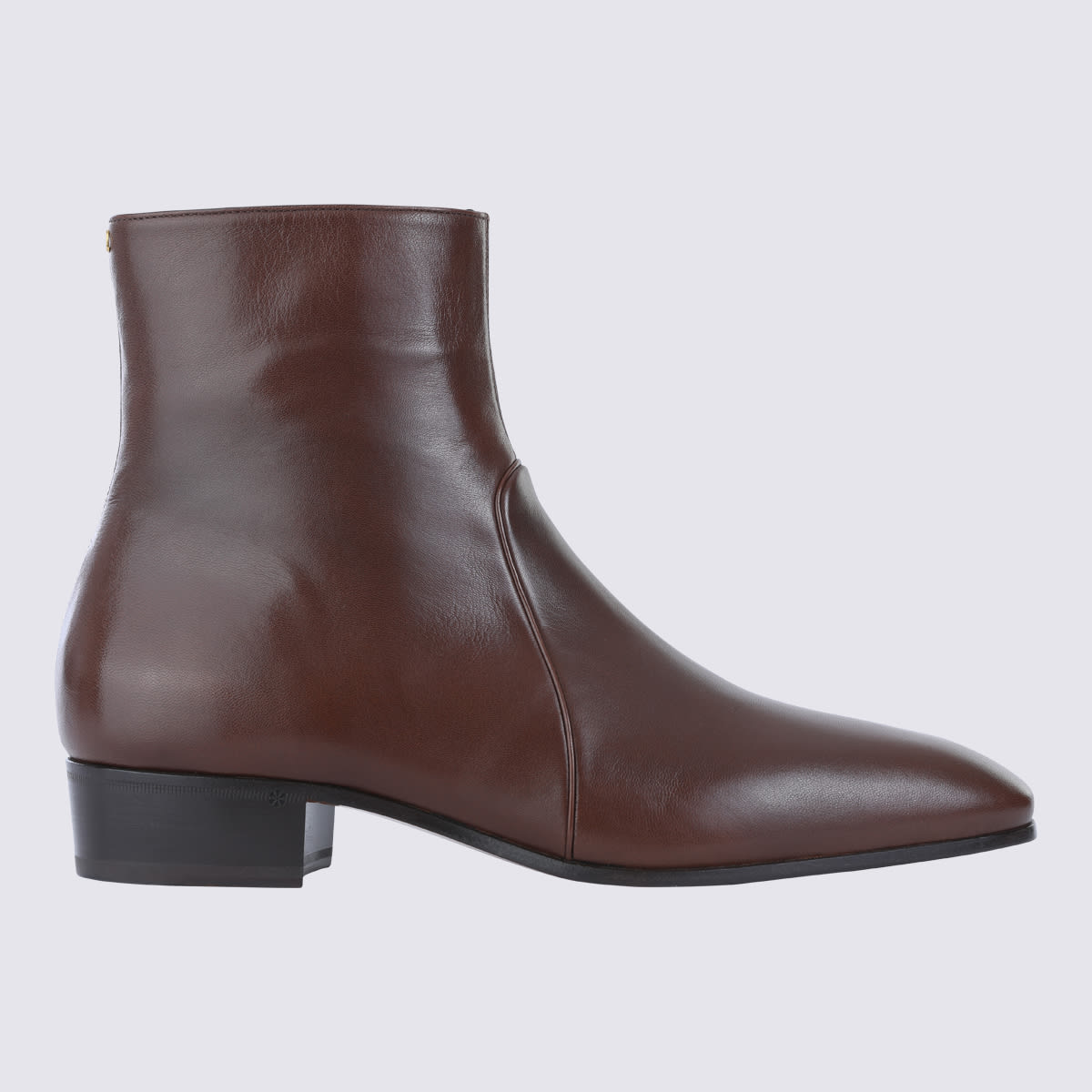 Valentino Garavani Bark Leather Beatle Boots Valentino Garavani Bark Leather Beatle Boots