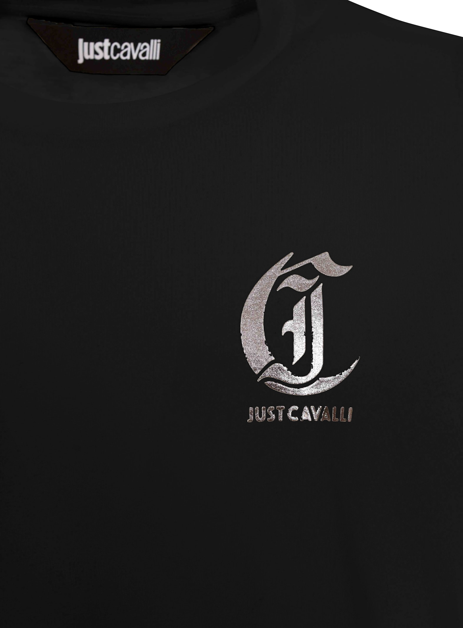 Just Cavalli T-shirt In Black