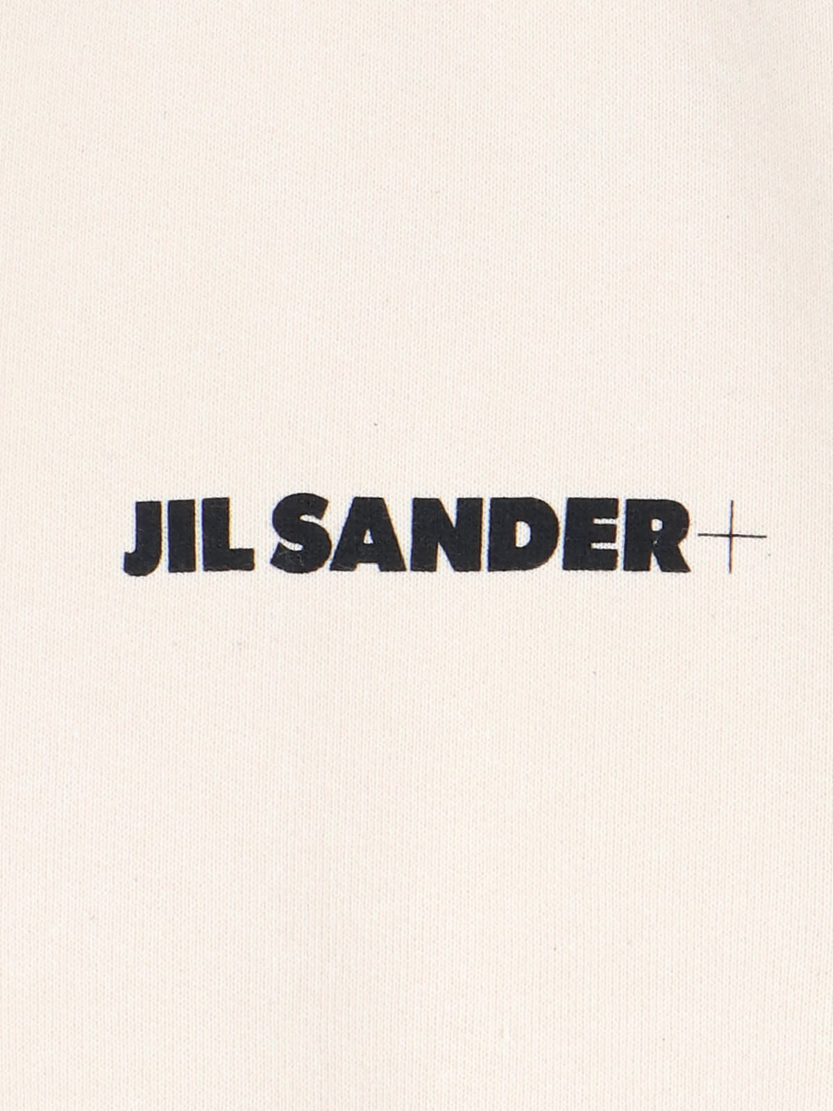 Shop Jil Sander Logo Crewneck Sweatshirt In Beige