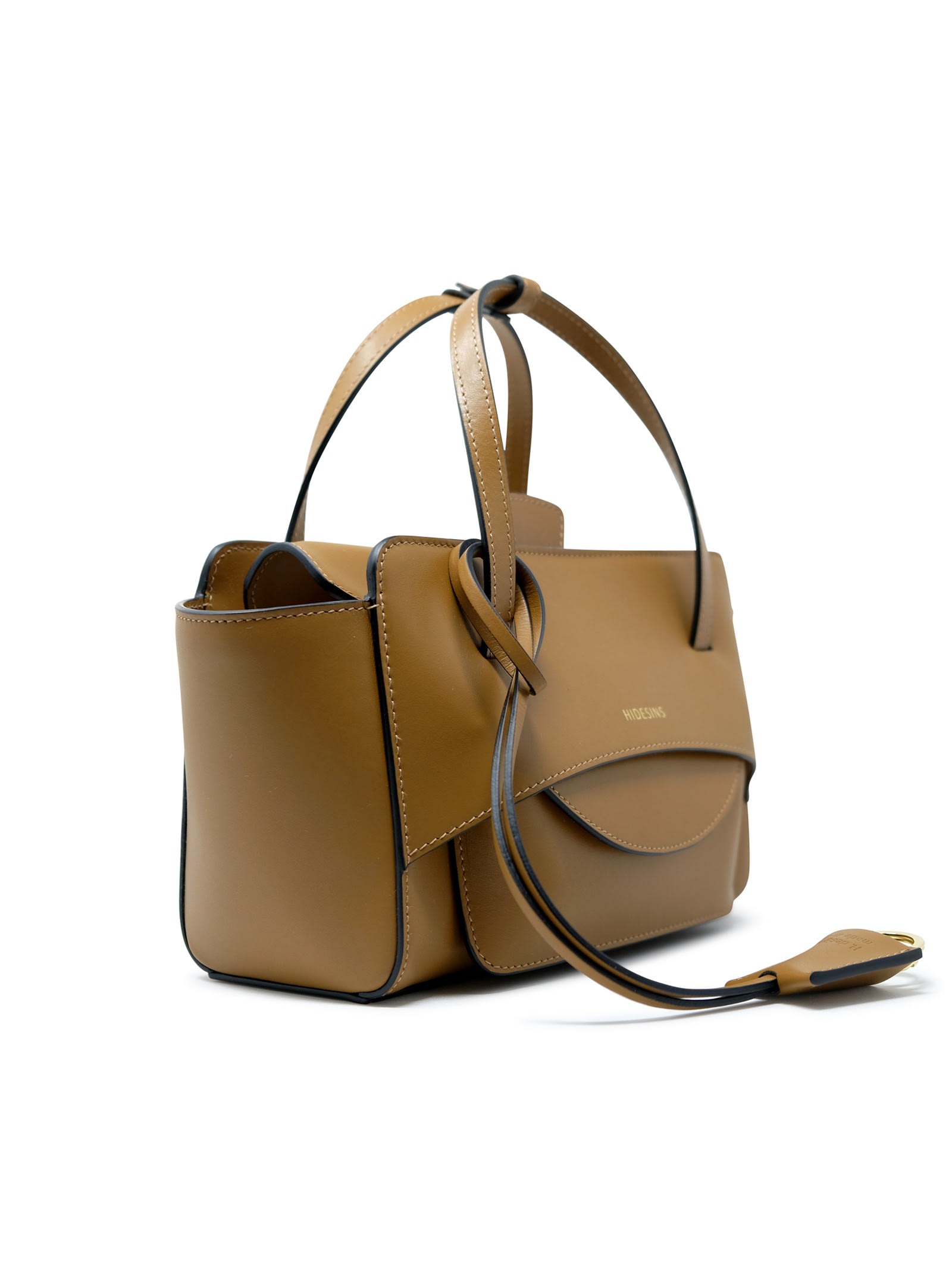 Hidesins Fl13tr23404 Flap S Caramel Leather Handbag In Brown