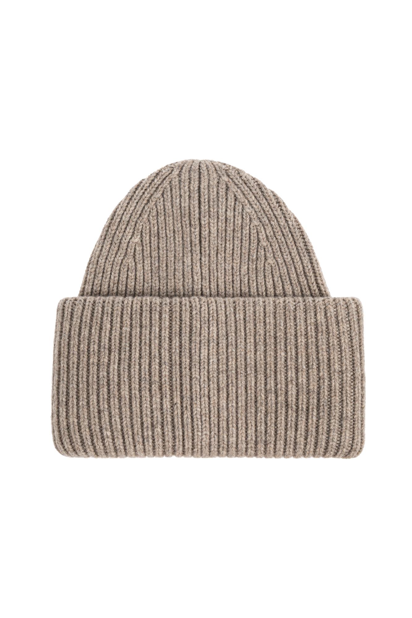 Acne Studios Wool Beanie With Logo