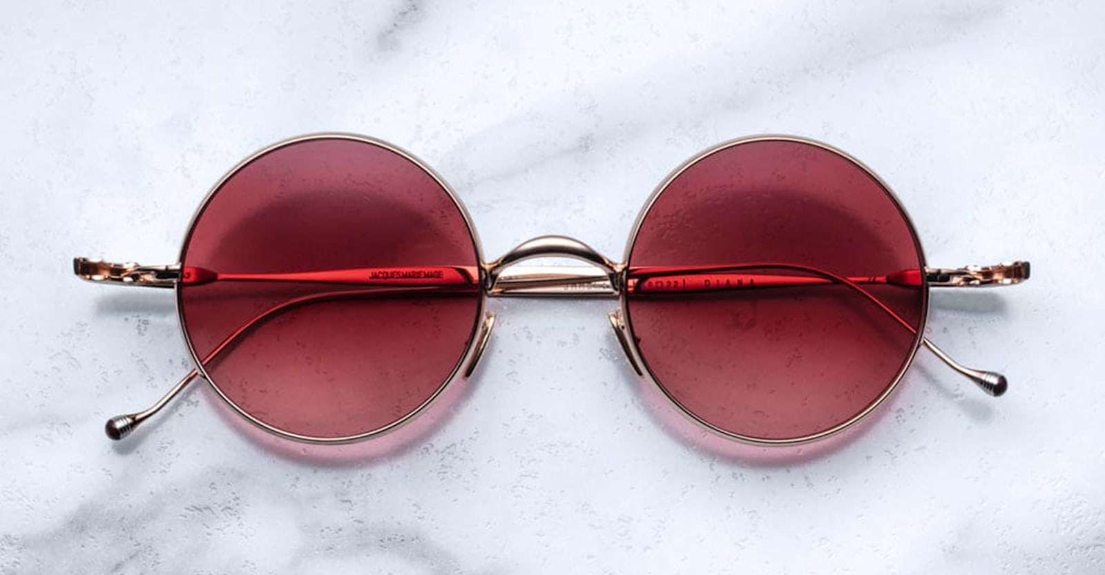 Shop Jacques Marie Mage Diana - Rose Gold Sunglasses