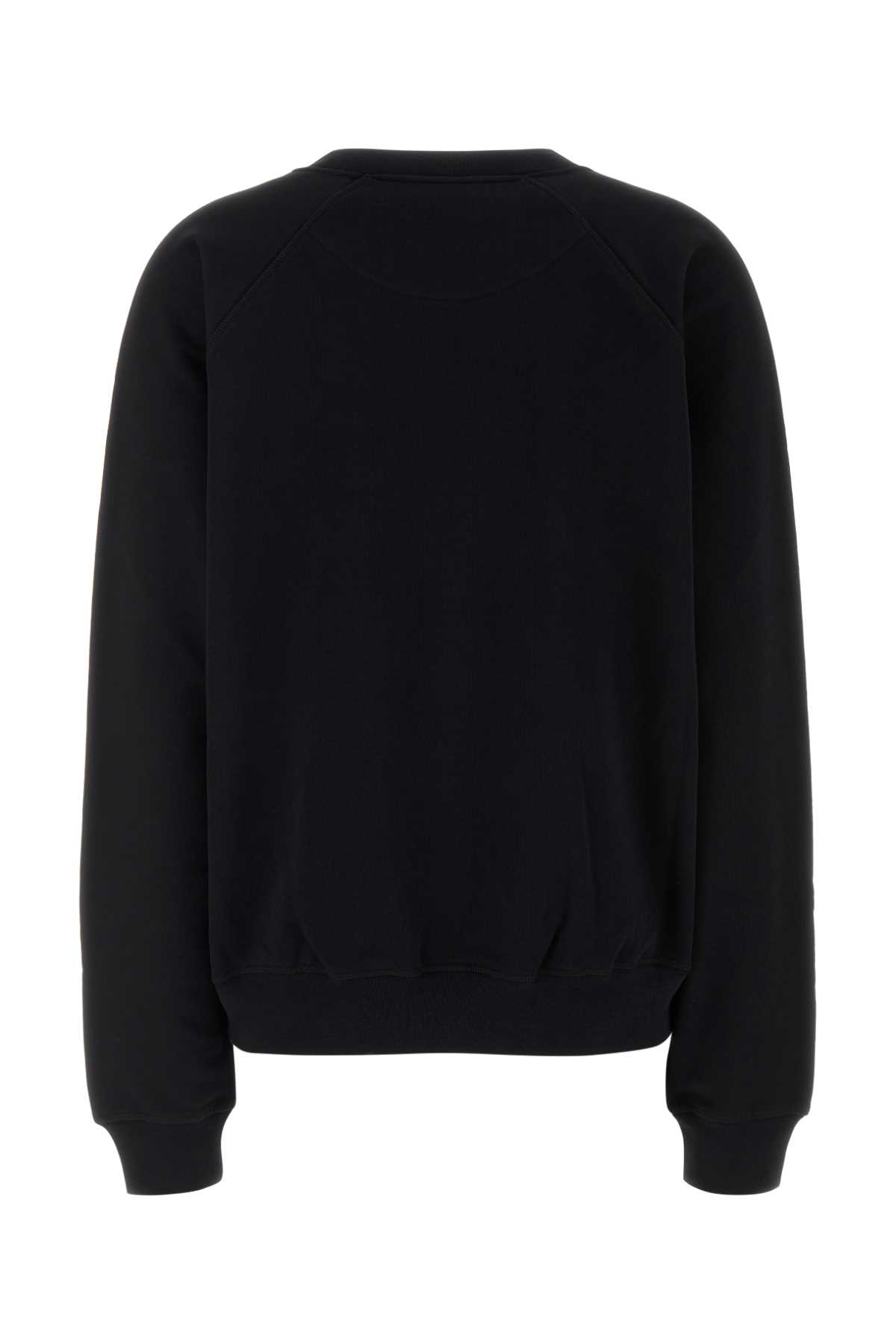 Shop Vivienne Westwood Black Cotton Oversize Sweatshirt