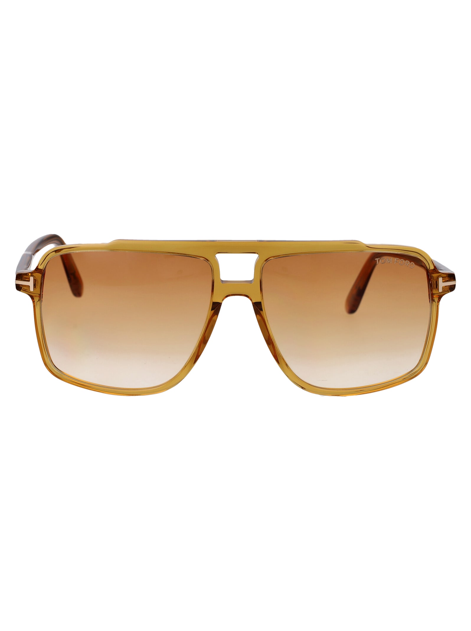 Shop Tom Ford Ft1177/s Sunglasses In Crystal Orange