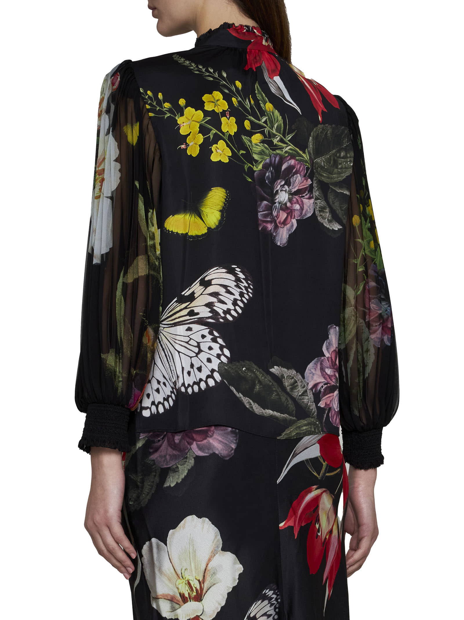 Shop Alice And Olivia Shirt In Essential Floral