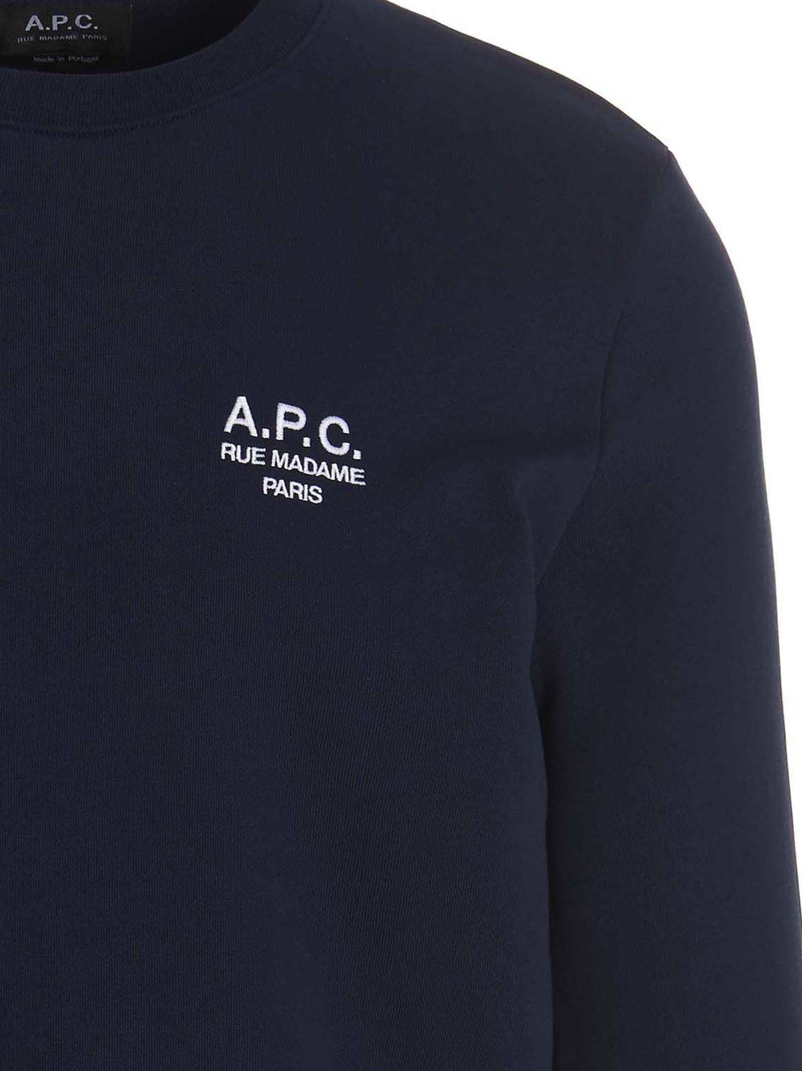 Shop Apc Rider Sweatshirt In Blue