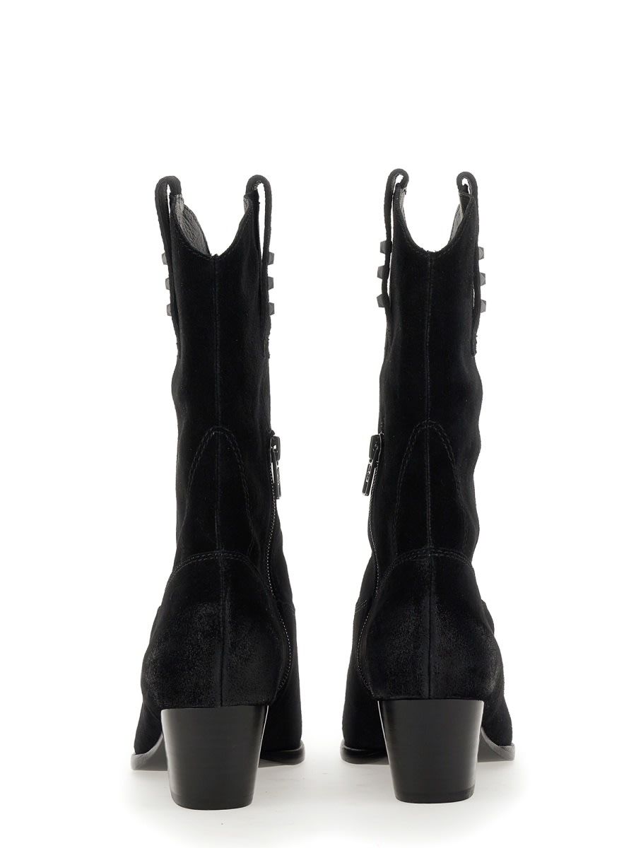 Shop Ash Hooper Boots In Black