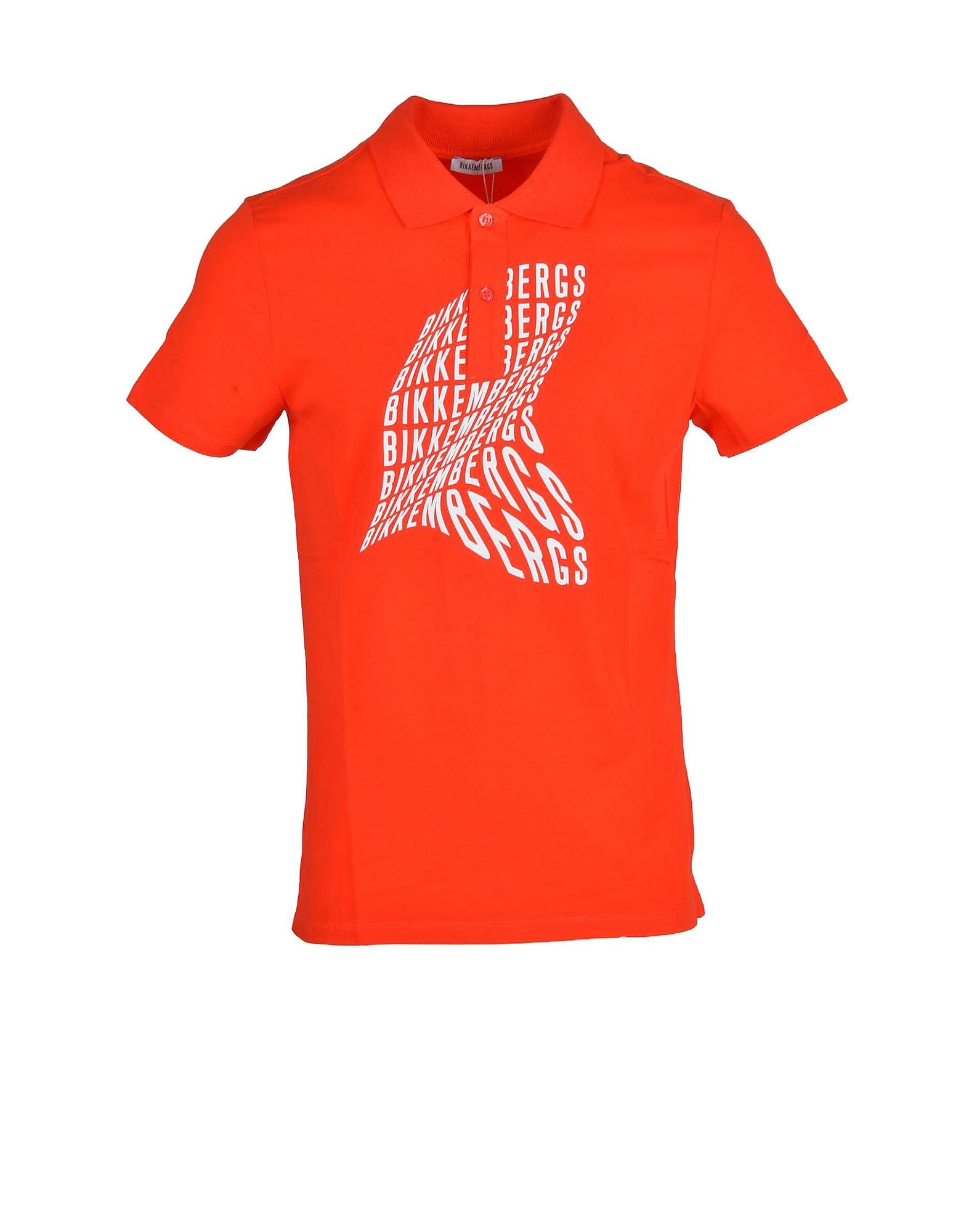 Bikkembergs Mens Orange Shirt