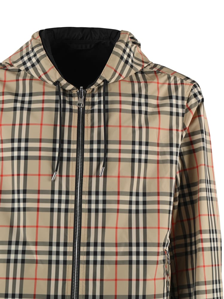 Shop Burberry Vintage Check All-over Tartan Jacket In Beige