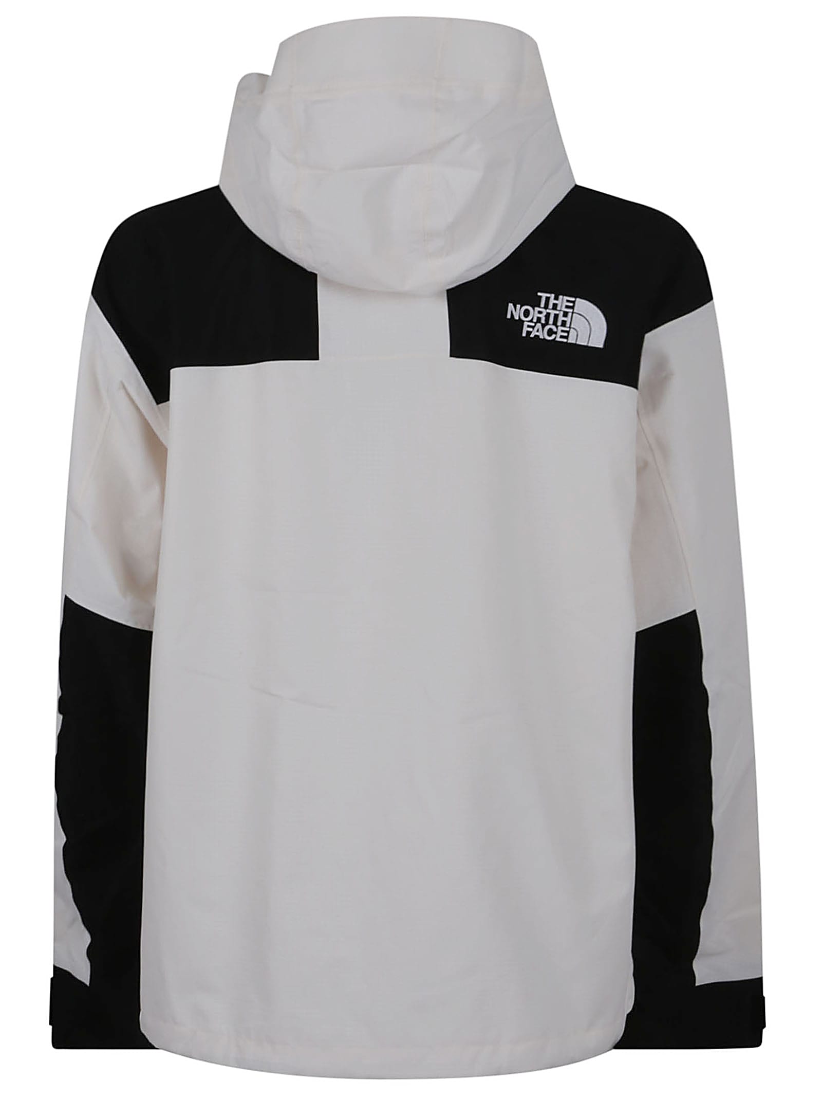 The North Face W Dryvent Mono Mountain Jacket In White Dune/tnf Black