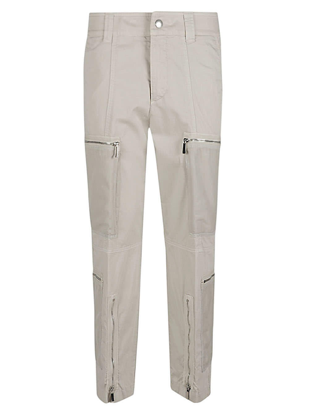 The Seafarer Delta Zipped Trousers In Gray