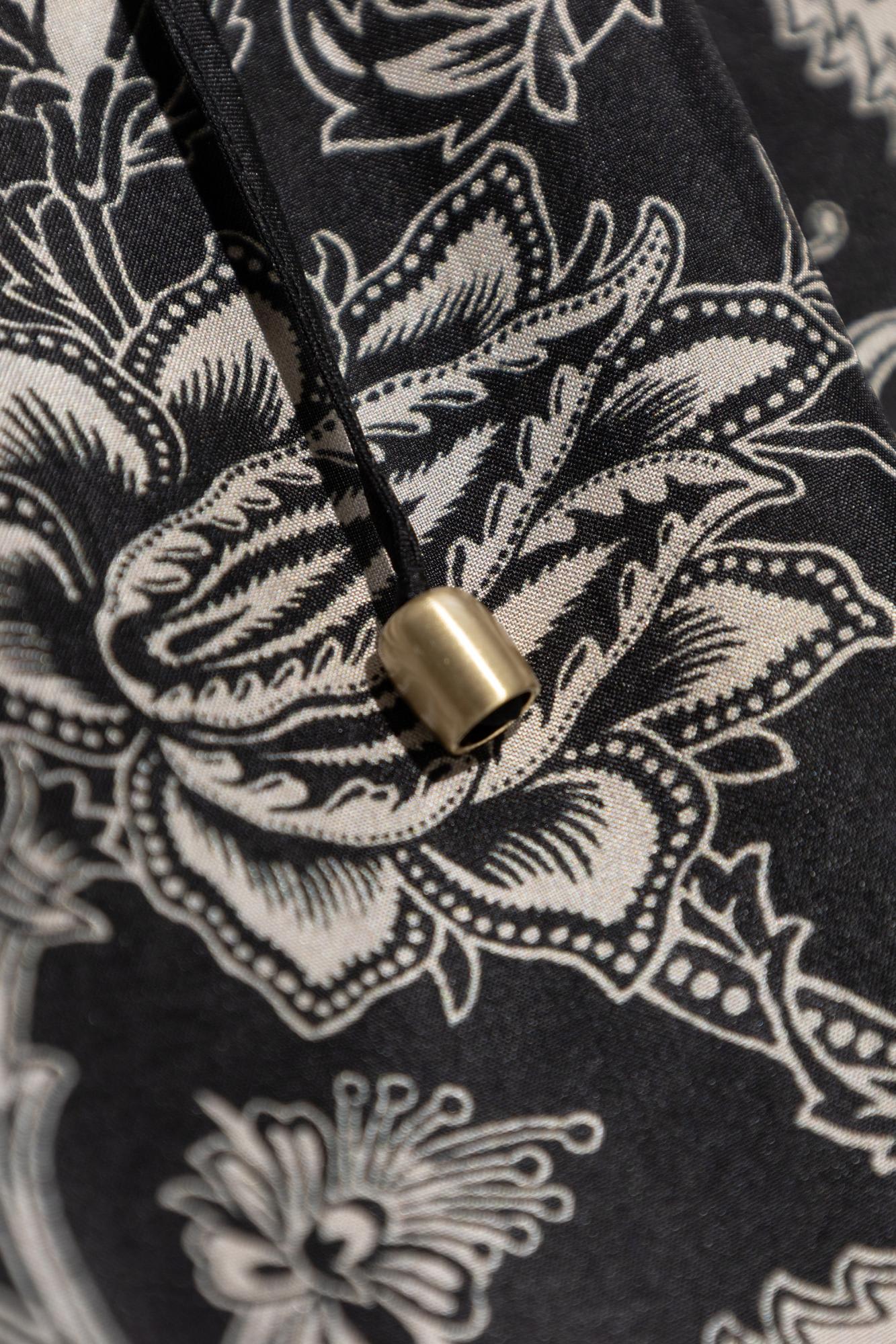 Zimmermann Rhiannon Lantern Mini Dress In Black