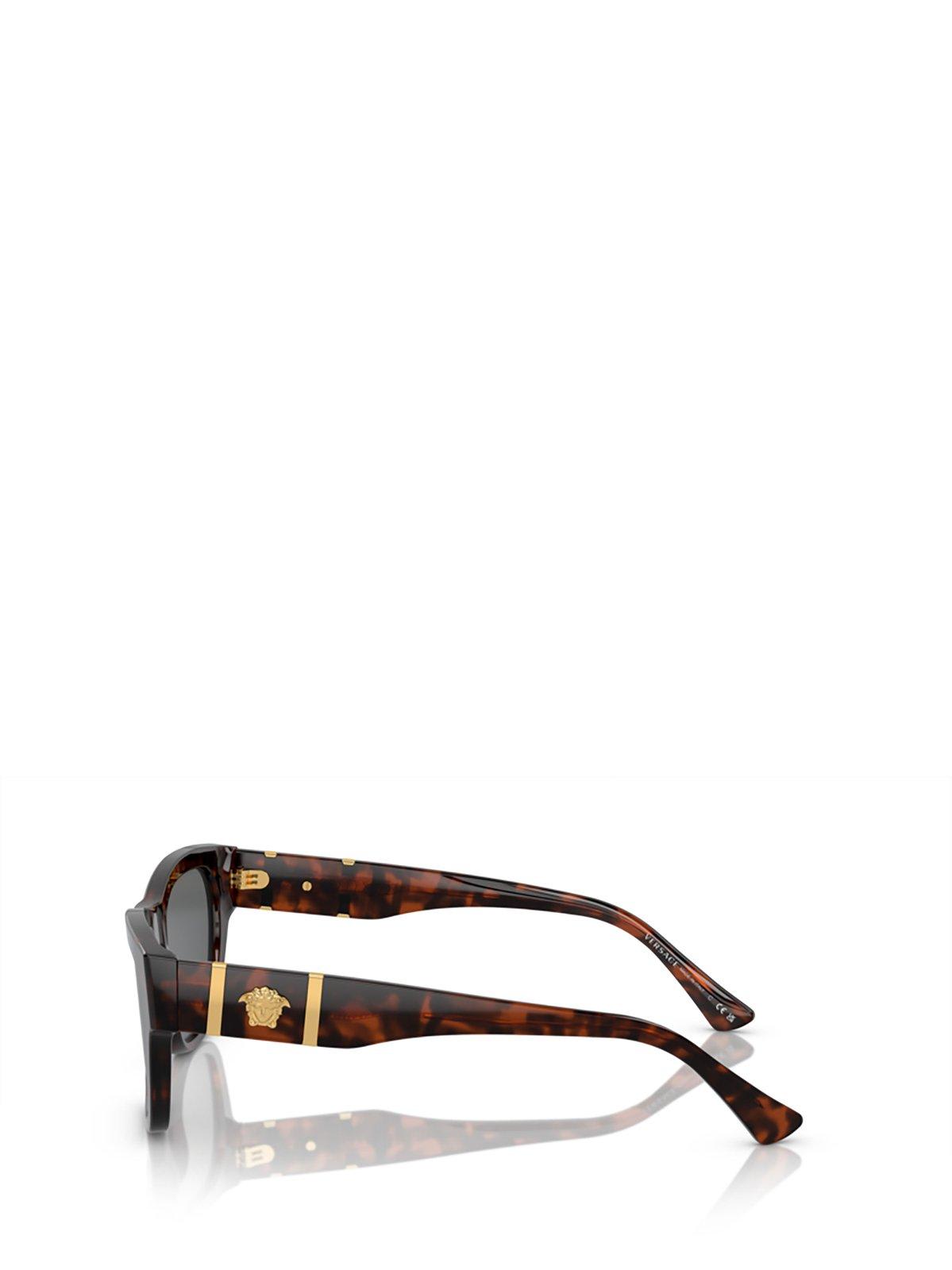 Shop Versace Square Frame Sunglasses In 542987