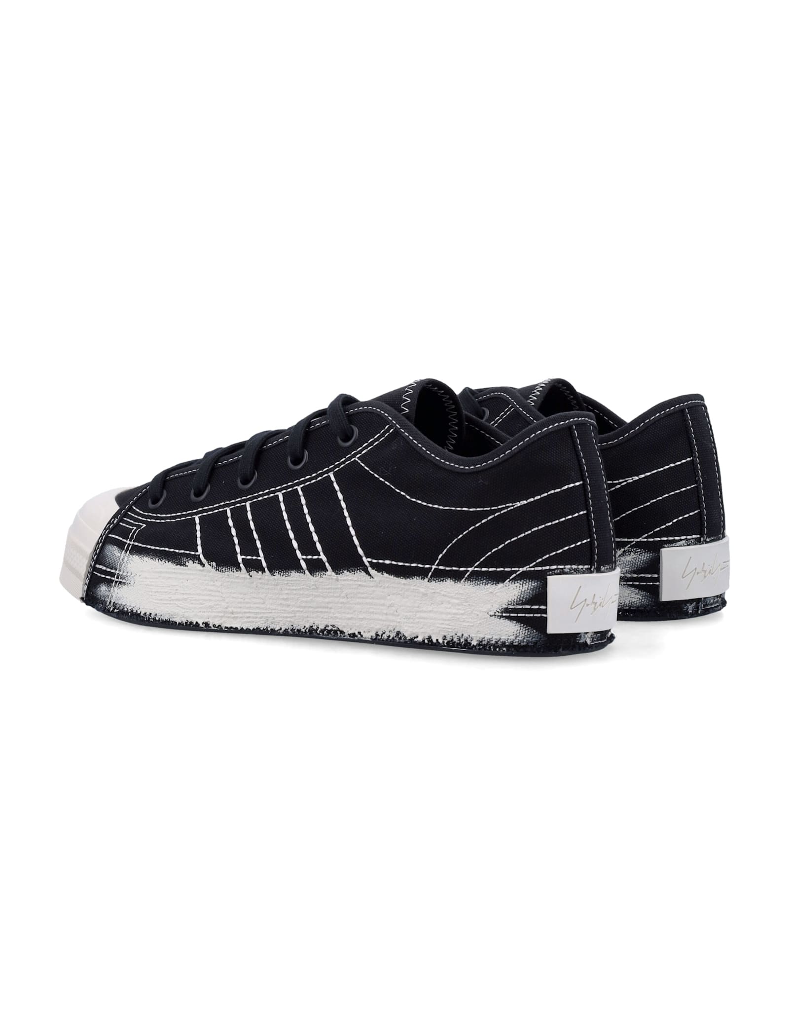 Shop Y-3 Nizza Lo In Black
