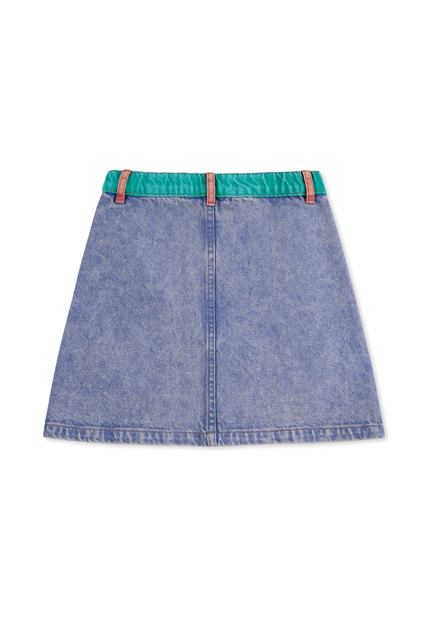 Bobo Choses Belt-loop Skirt In Denim