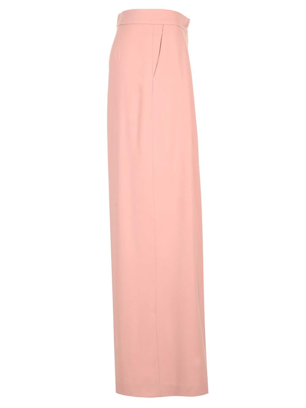 Shop Dries Van Noten Wool Blend Trousers In Rose