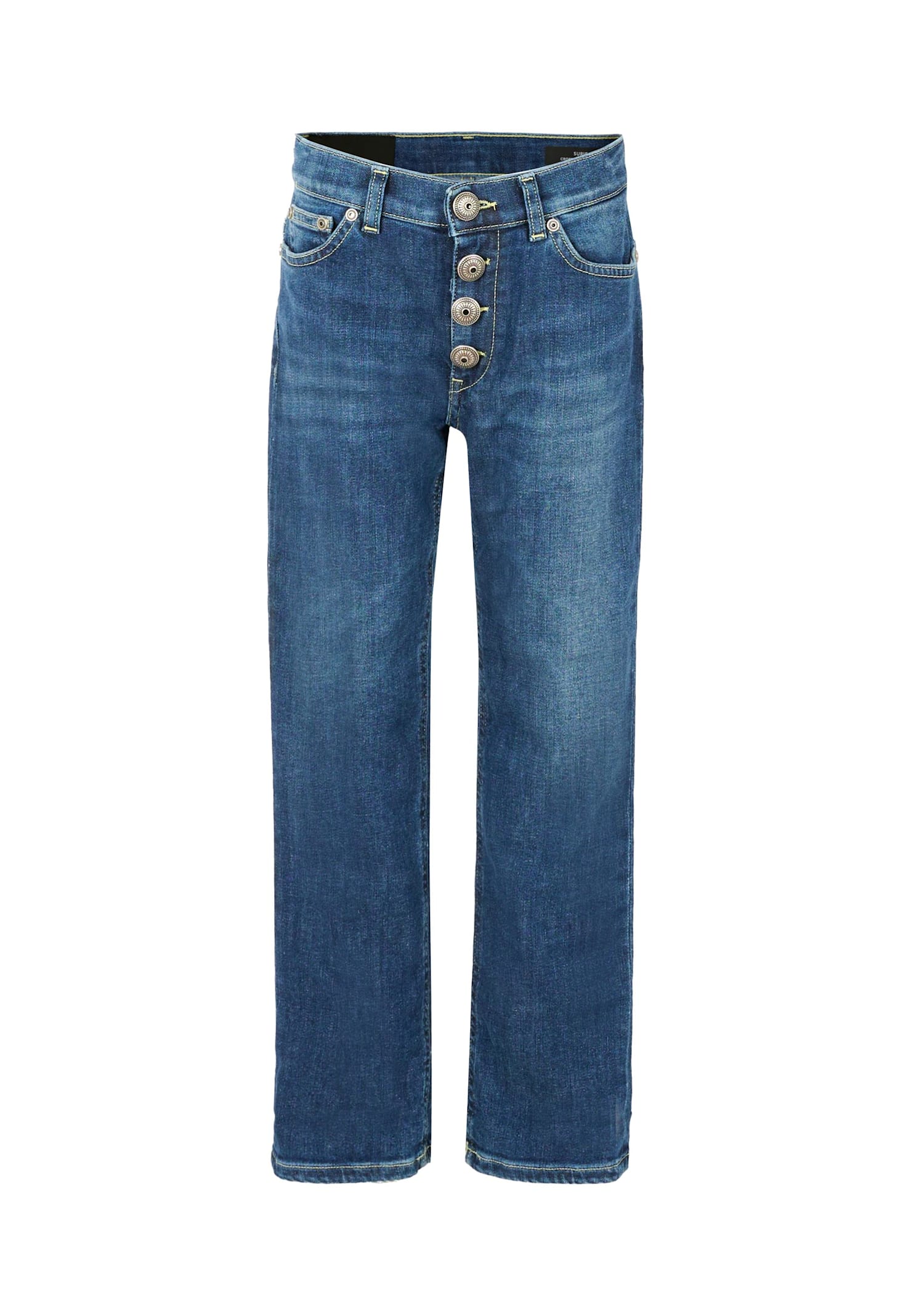Dondup Kids' Blue Denim Jeans For Girl With Buttons