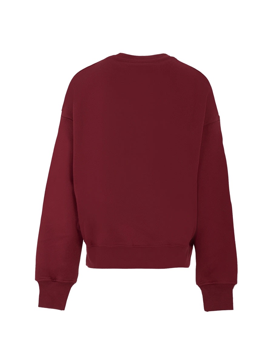 Msgm Jersey With Logo In Red