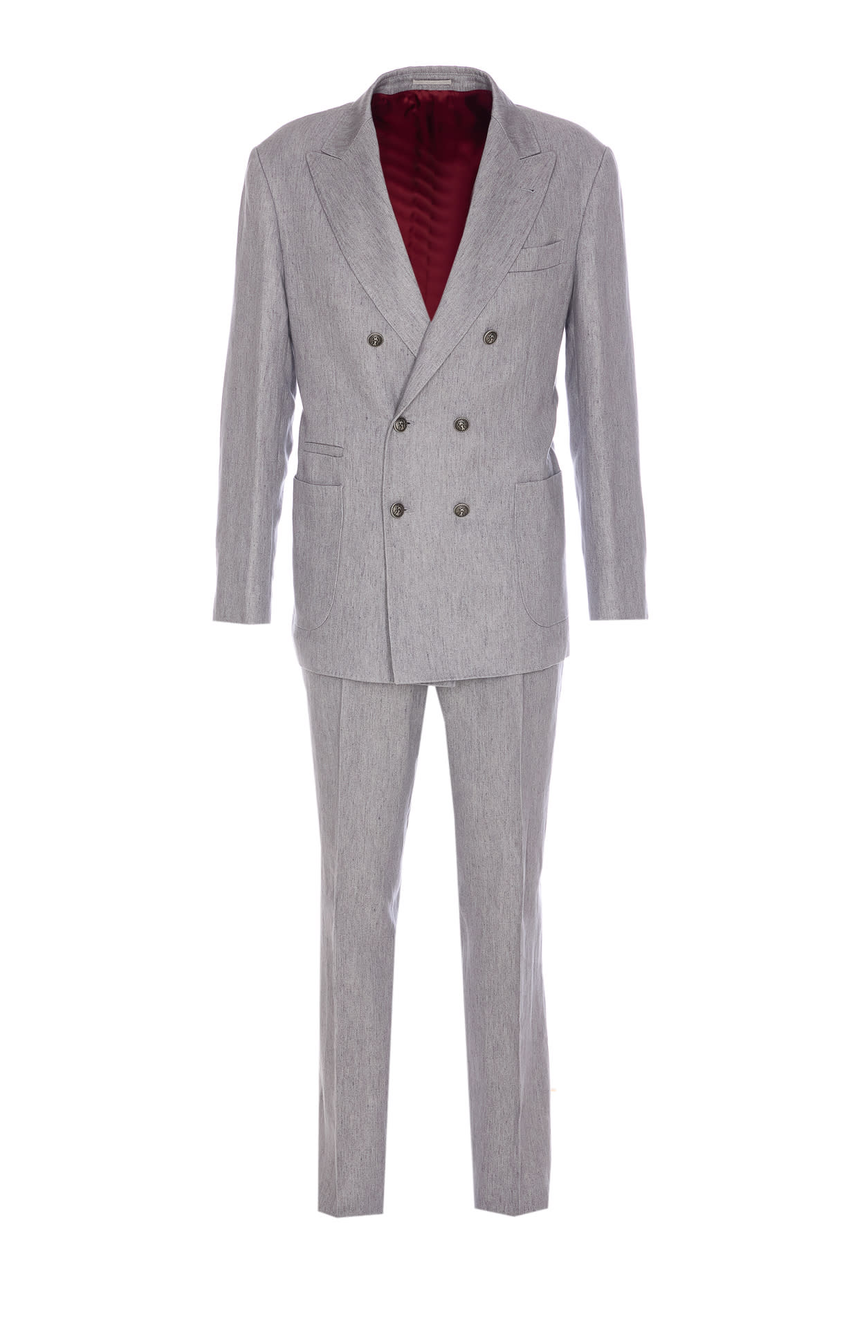 Brunello Cucinelli Men Men Suit In Blue