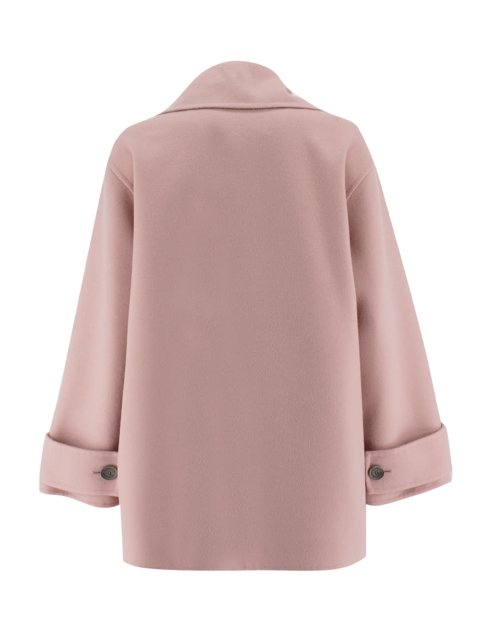Shop Fabiana Filippi Coat In Rosa Medio