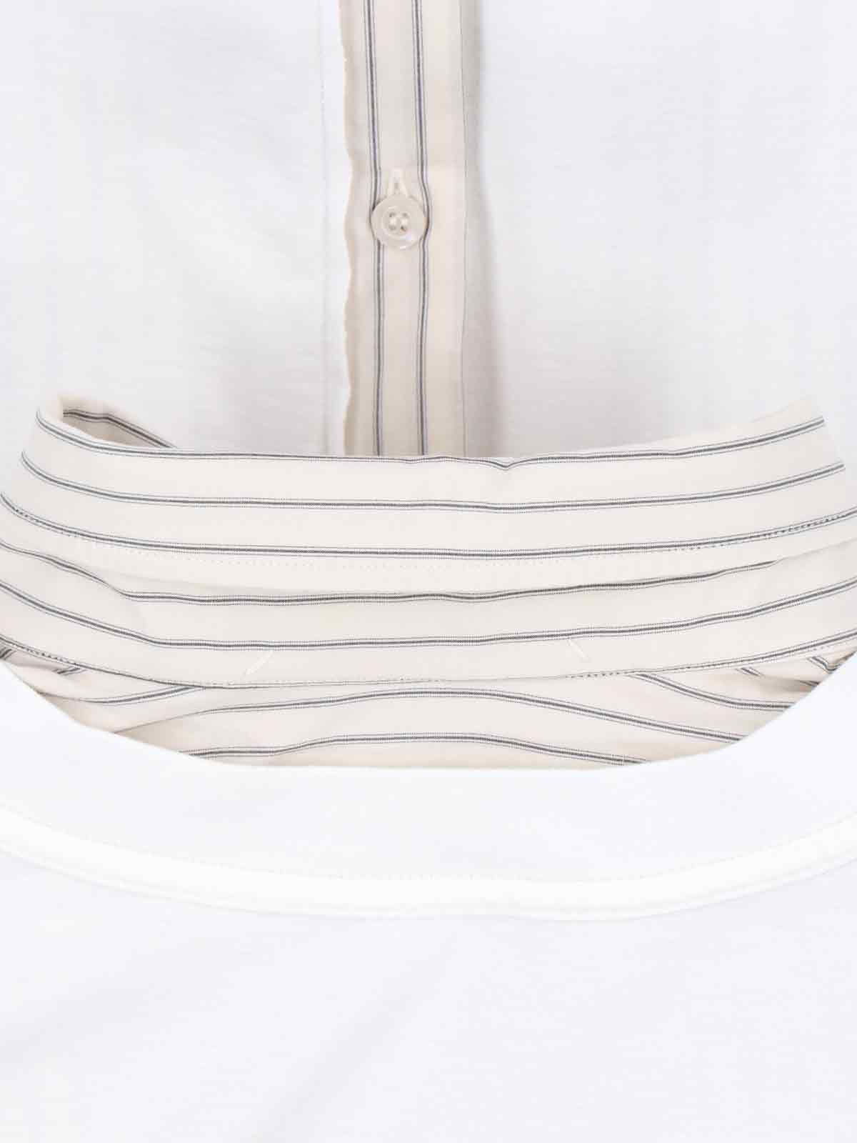 Maison Margiela Inverted Shirt In White