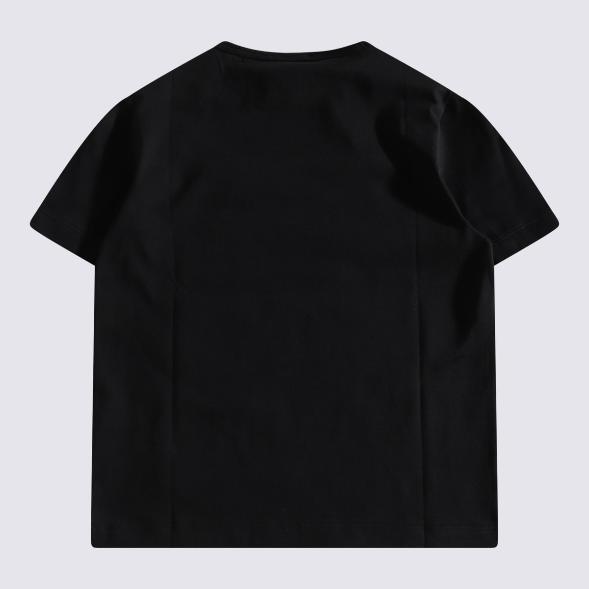 Dolce & Gabbana Black Cotton T-shirt In Black