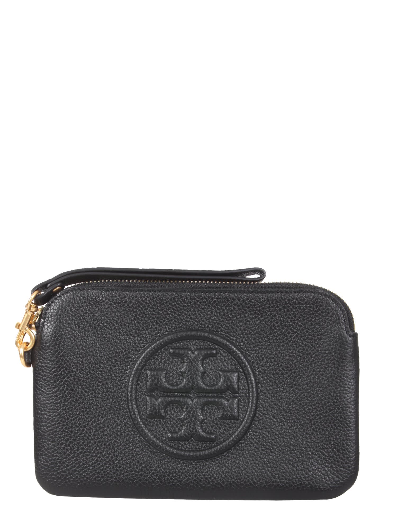 Tory Burch Perry Bombé Pouch In Black | ModeSens