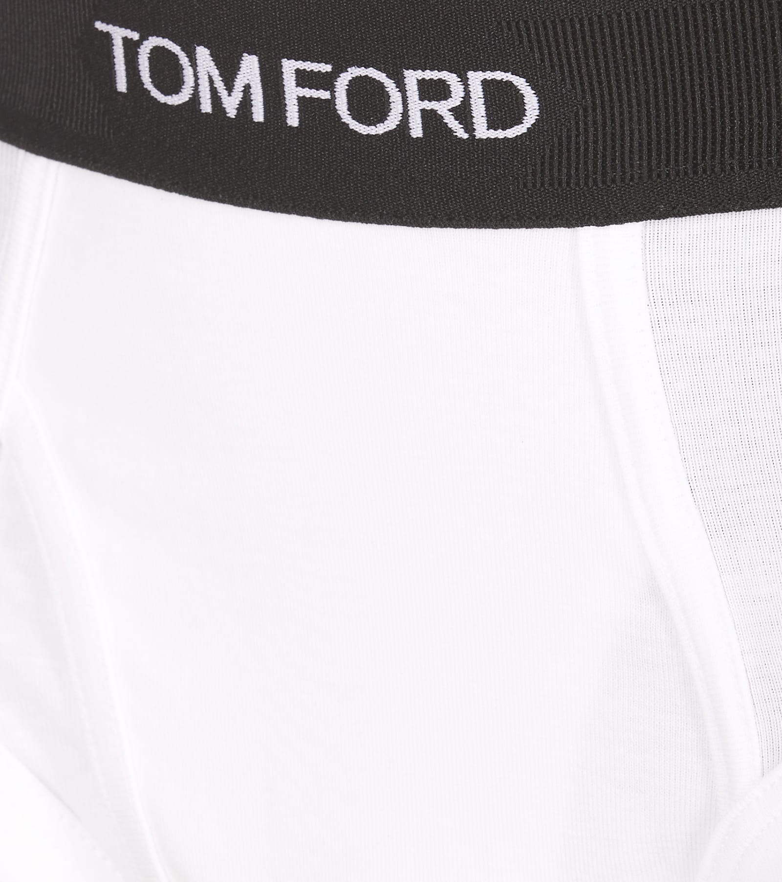 Shop Tom Ford Logo Bipack Slip In White