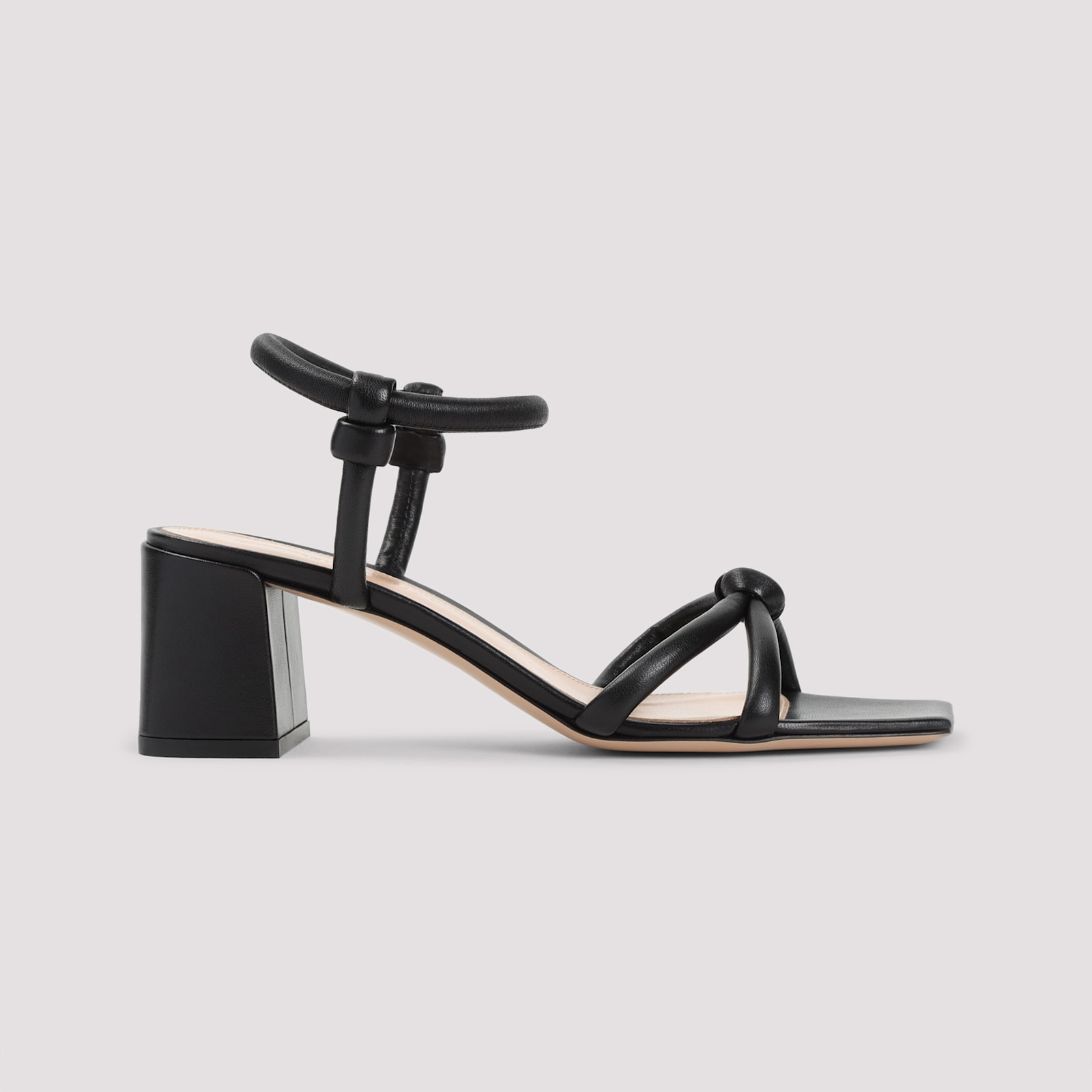 GIANVITO ROSSI NAPPA LEATHER SANDALS