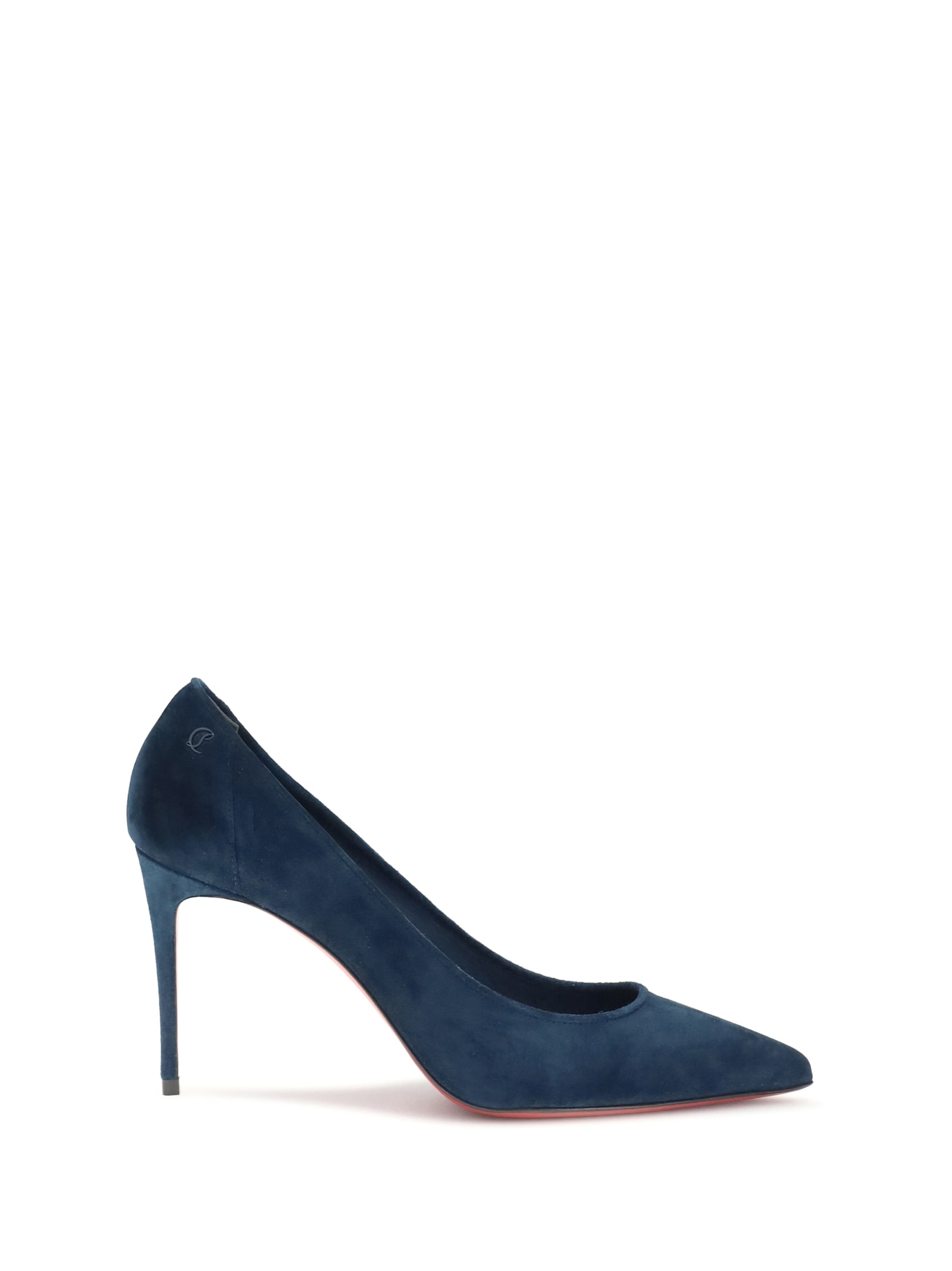 Christian Louboutin Sporty Kate Velvet Pumps In Blue