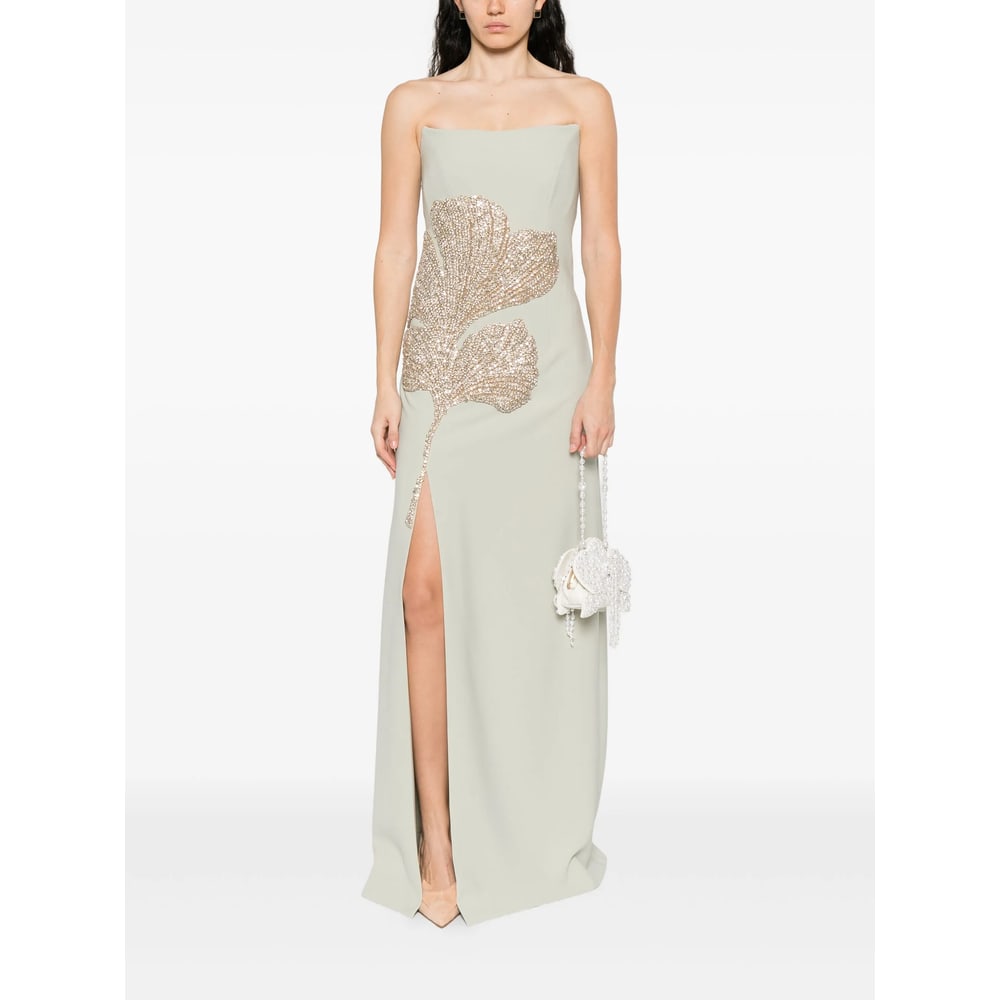 Costarellos Dress In Green