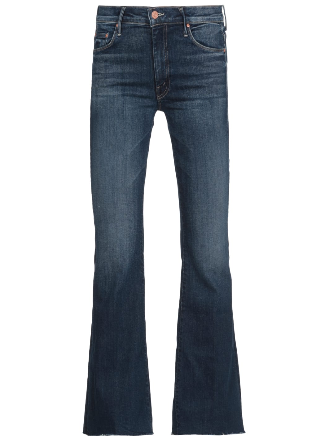 Mother Cotton Flared Jeans